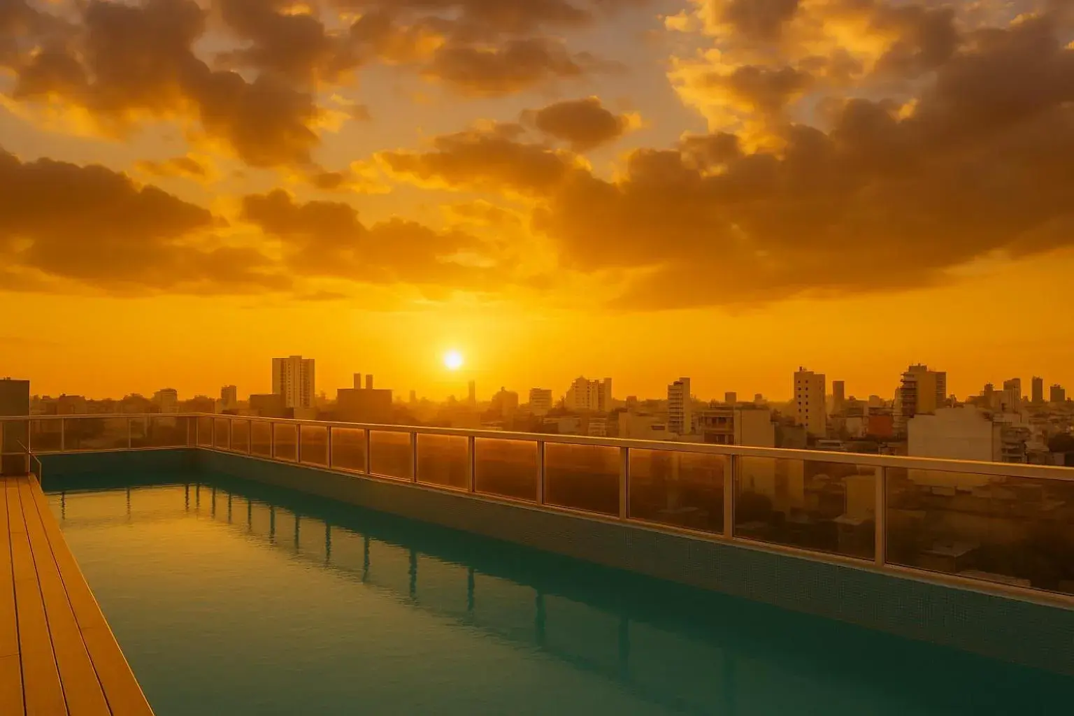 Swimming pool in Modern&New Apartment in Palermo - by BueRentals Swimming pool in Modern&New Apartment in Palermo - by BueRentals