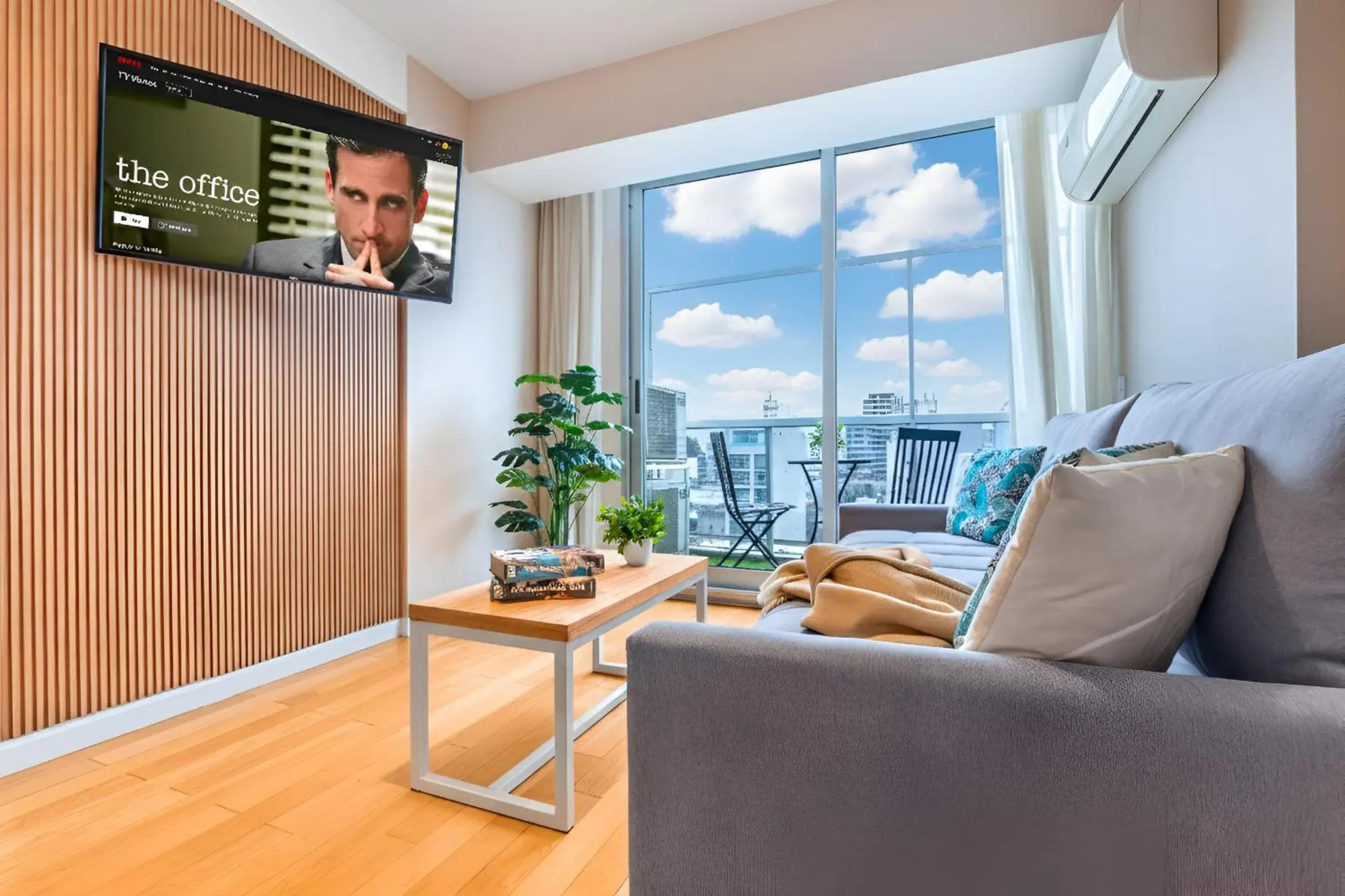 TV and multimedia in Modern&New Apartment in Palermo - by BueRentals TV and multimedia in Modern&New Apartment in Palermo - by BueRentals