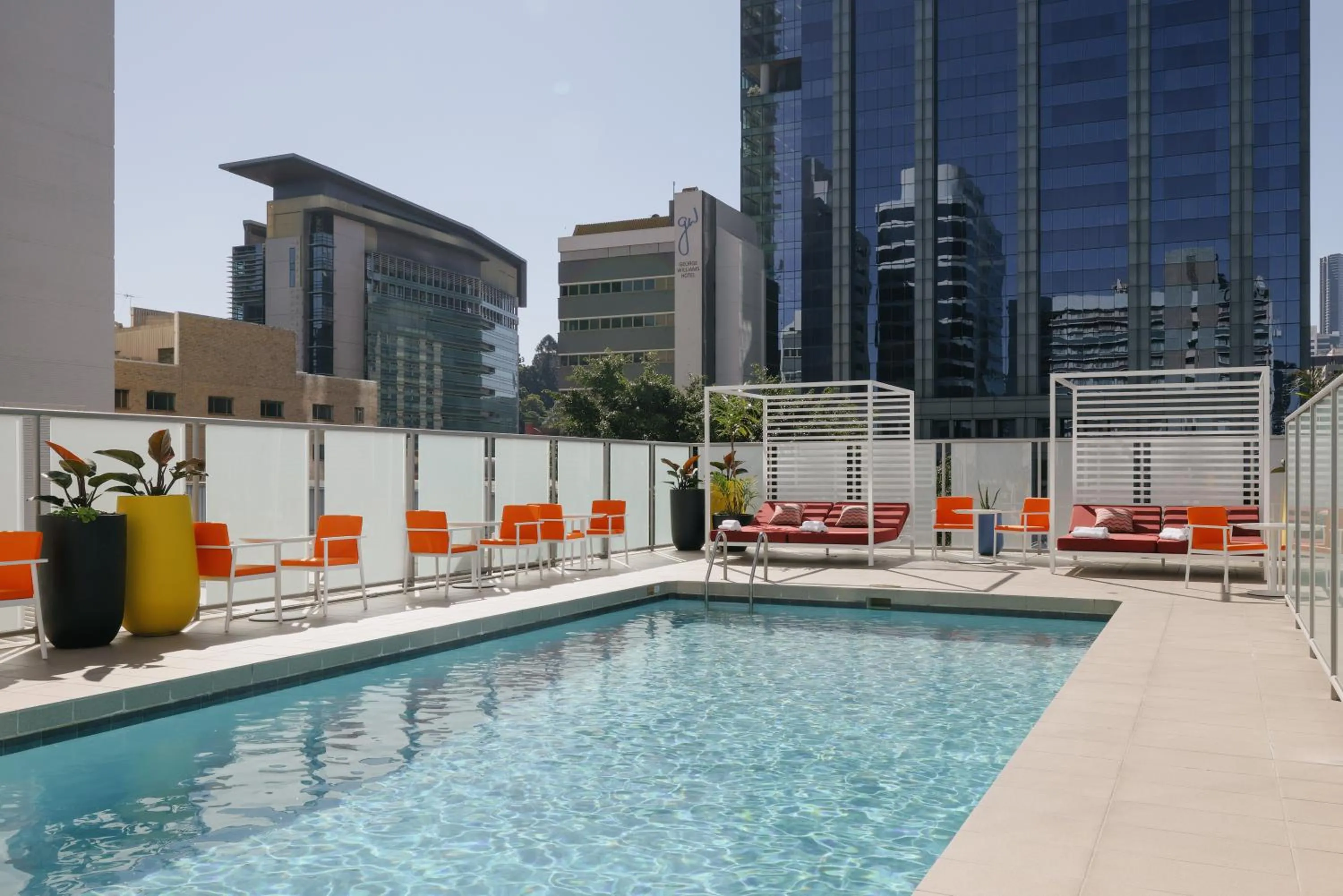 Swimming pool in voco Brisbane City Centre by IHG