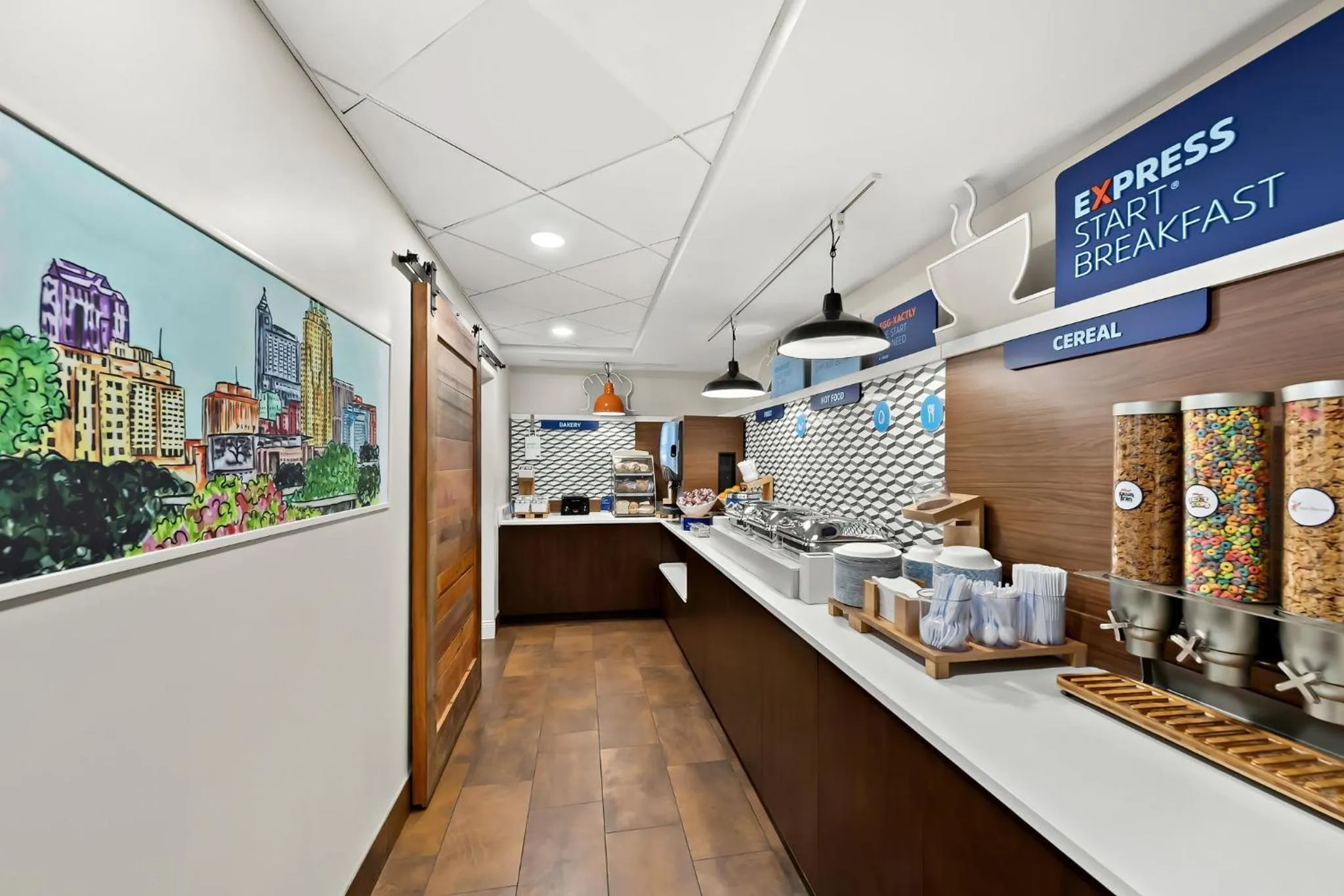 Breakfast in Holiday Inn Express & Suites Raleigh NE - Medical Ctr Area by IHG