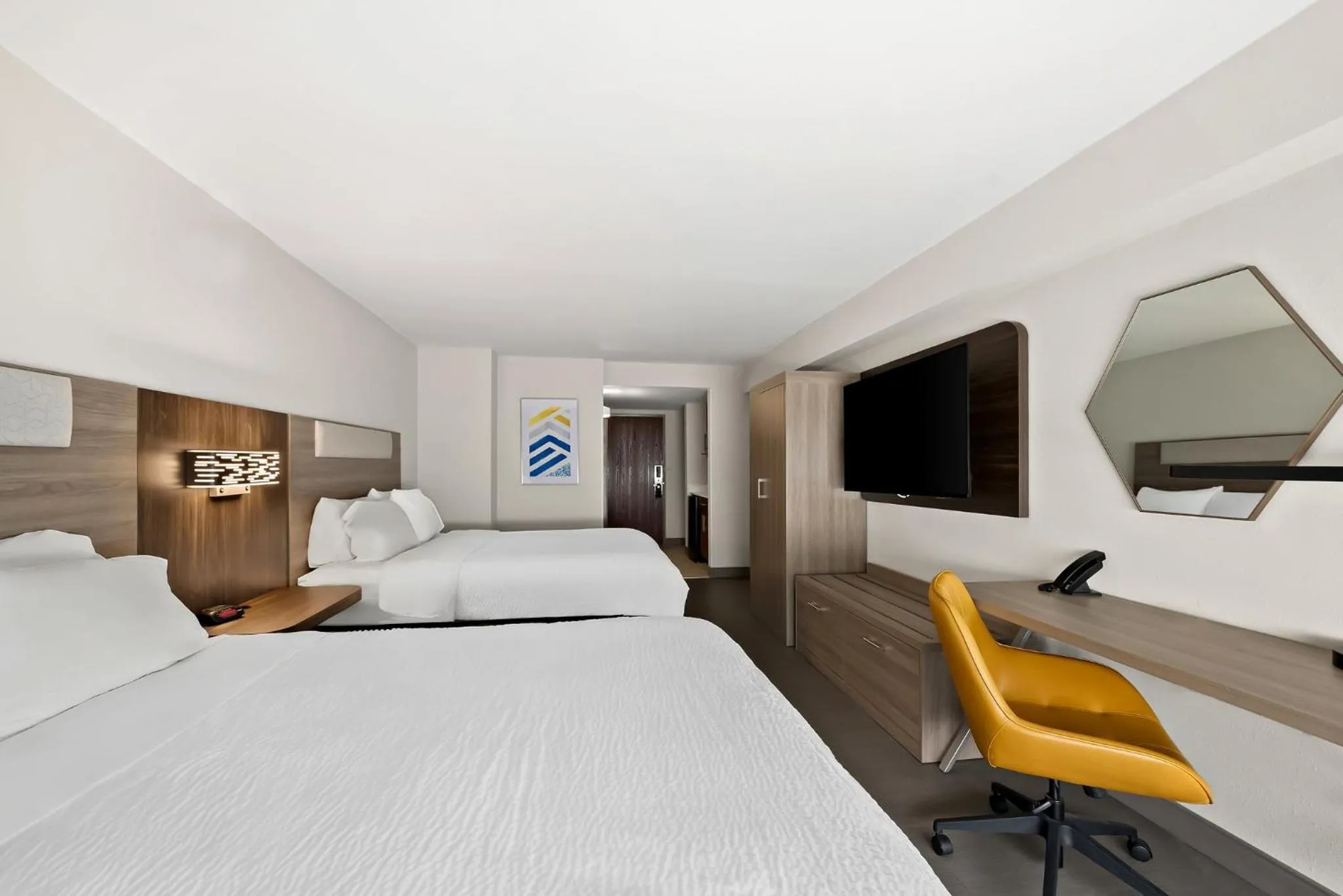 Photo of the whole room, Bed in Holiday Inn Express & Suites Raleigh NE - Medical Ctr Area by IHG