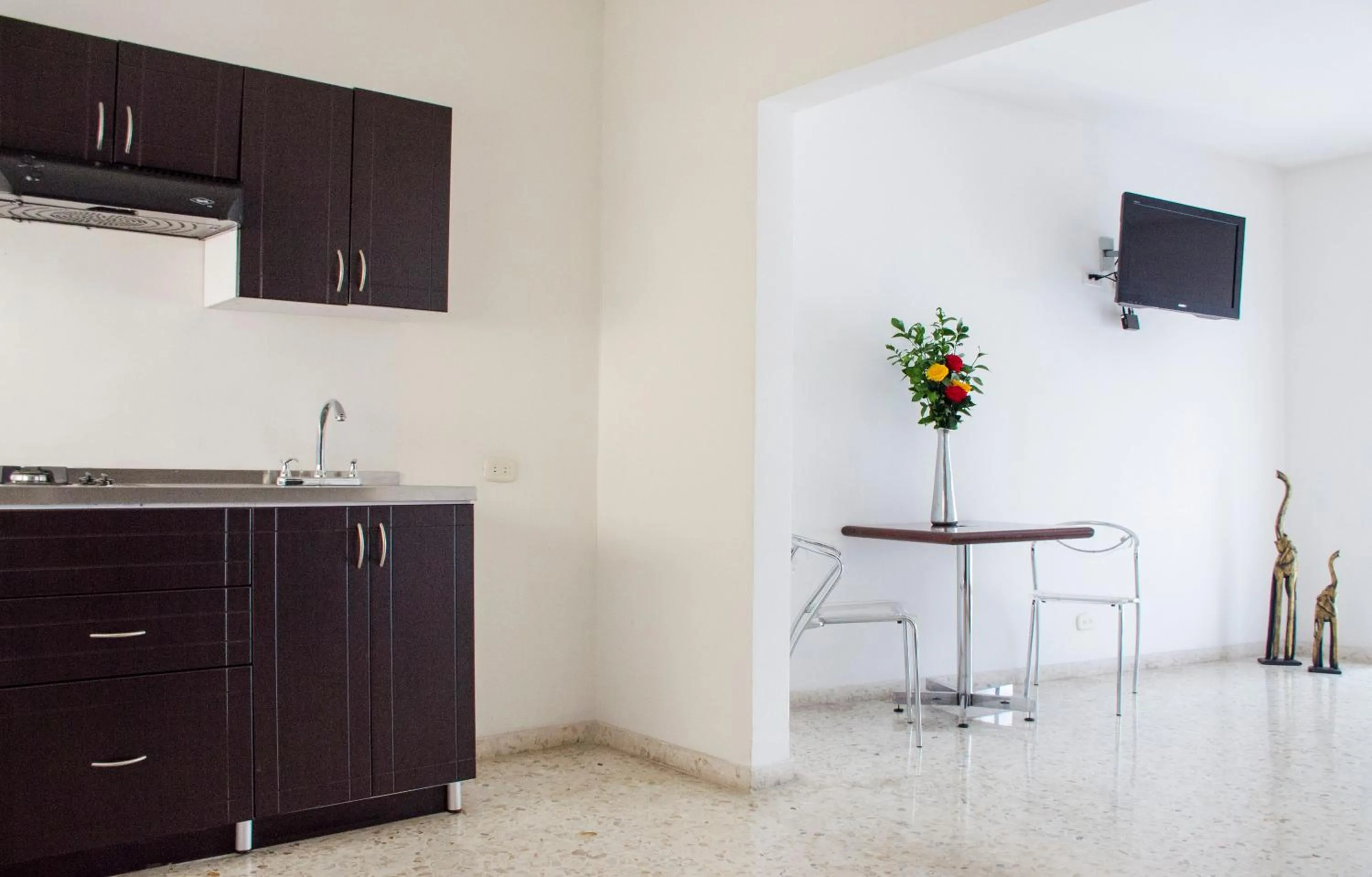 Kitchen or kitchenette in Ayenda Apartamento Turistico Distrito 9 90