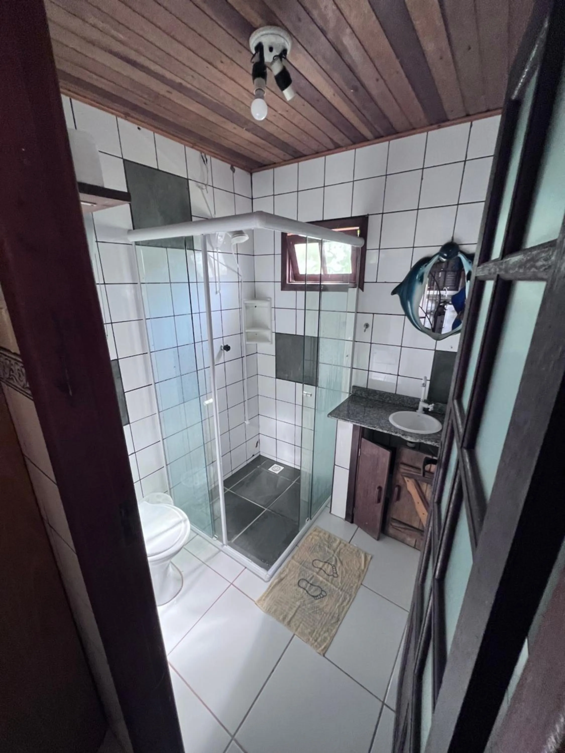 Bathroom in Pousada Meia Lua