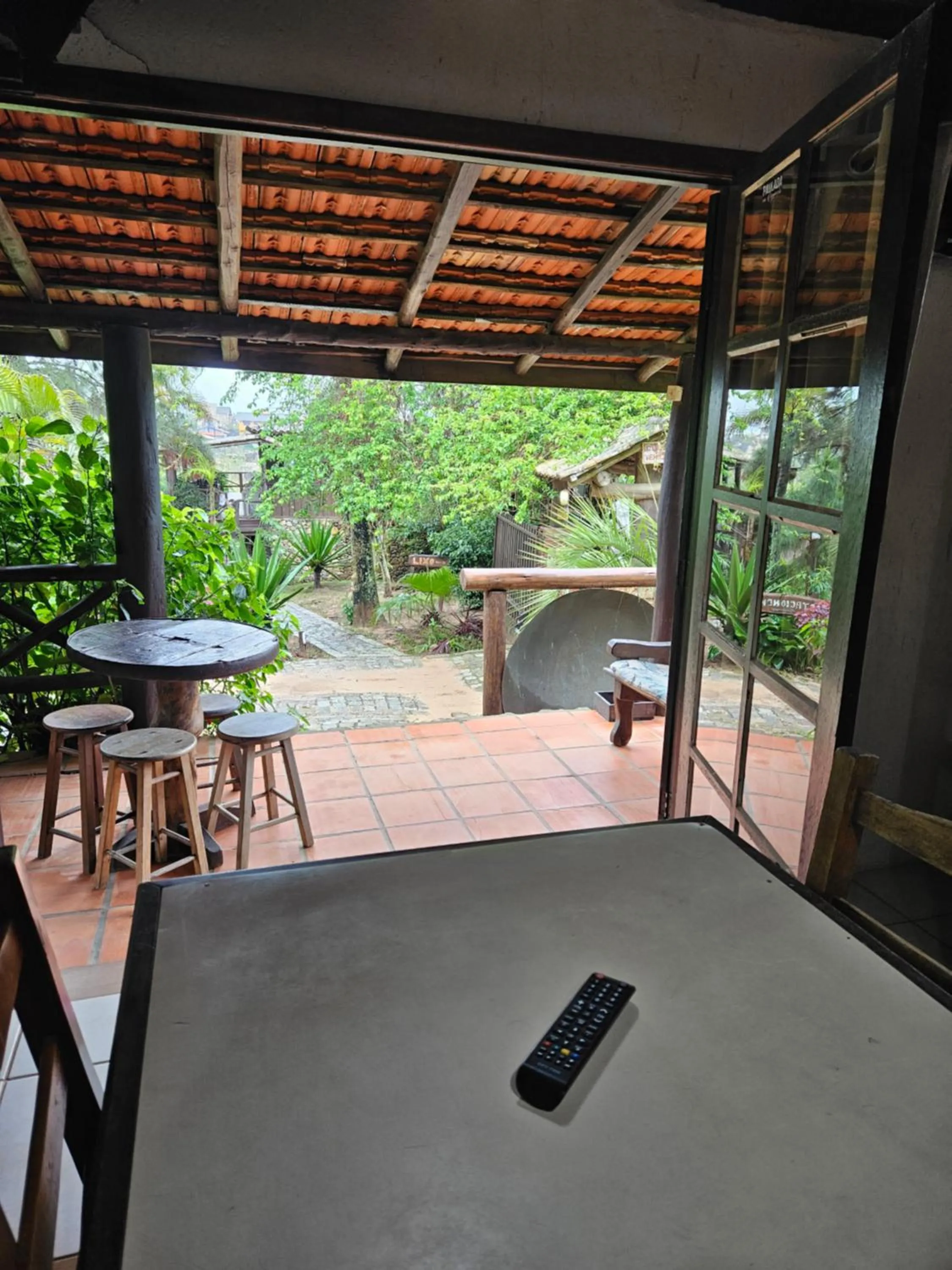 Patio in Pousada Meia Lua