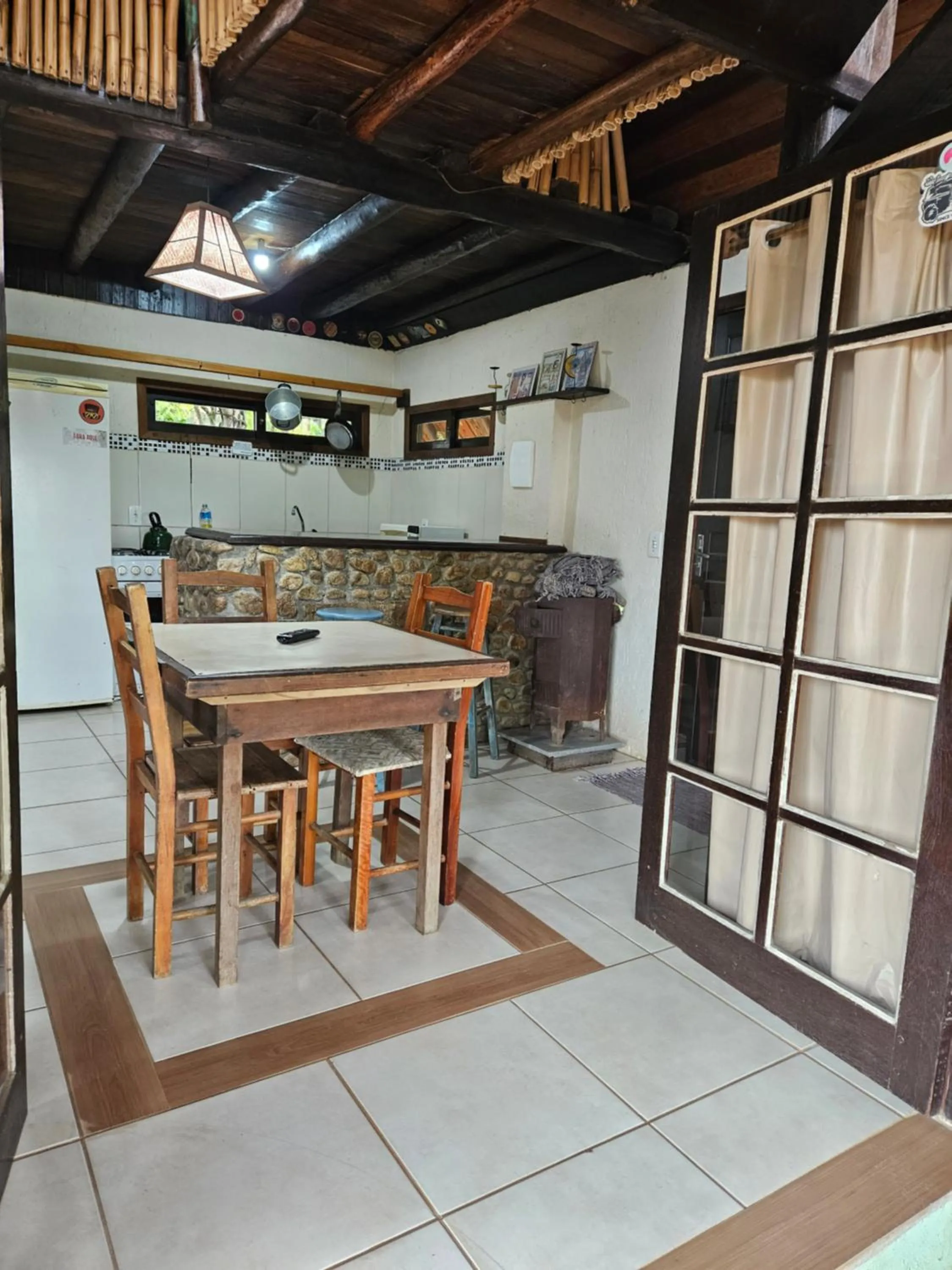 Living room in Pousada Meia Lua