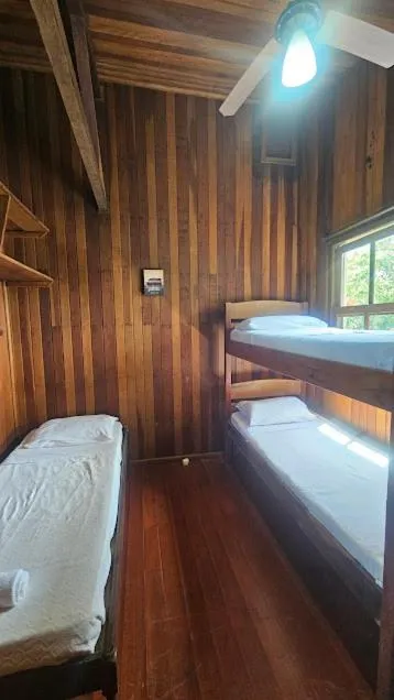 Bed in Pousada Meia Lua