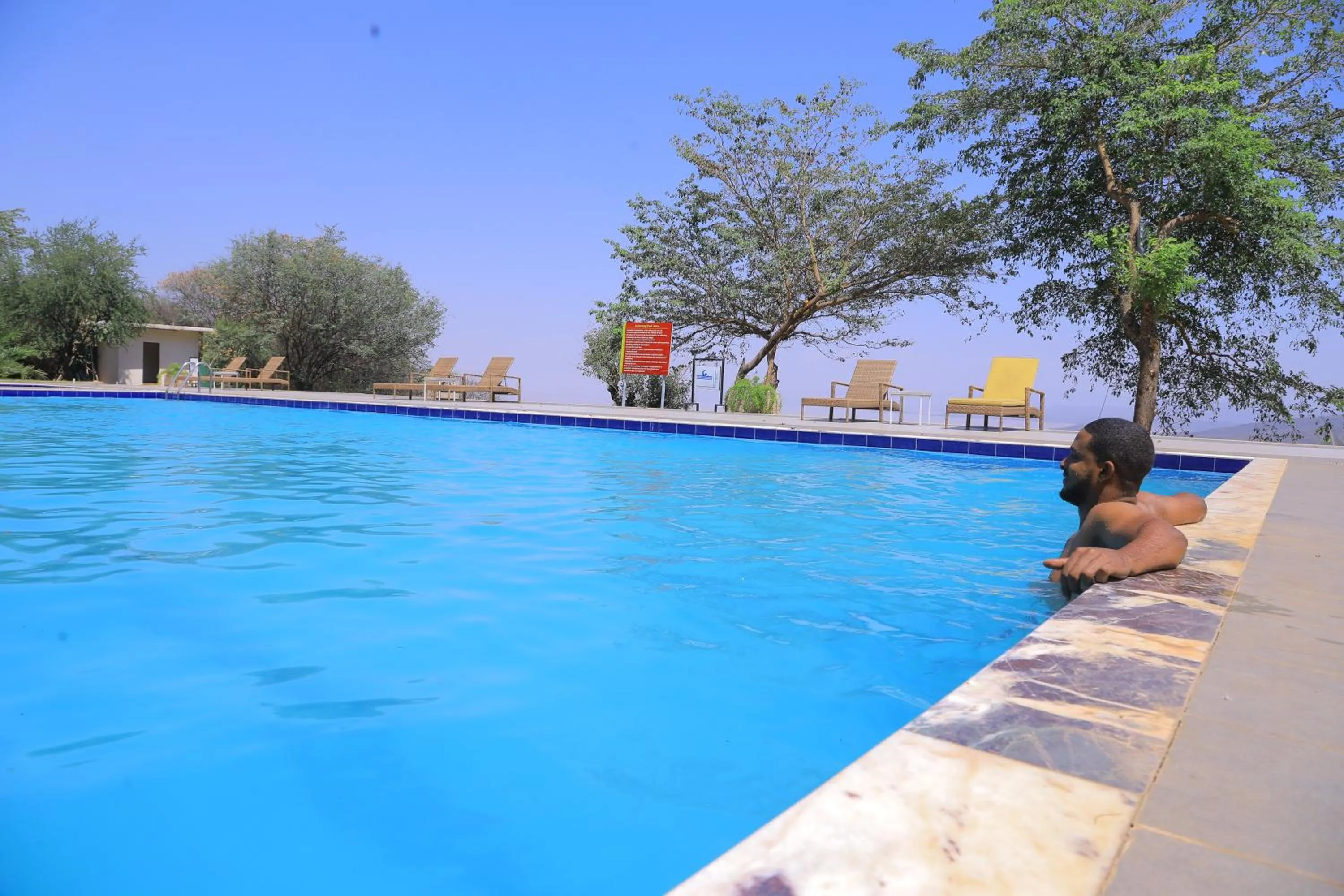 Swimming pool in Haile Resort Arbaminch