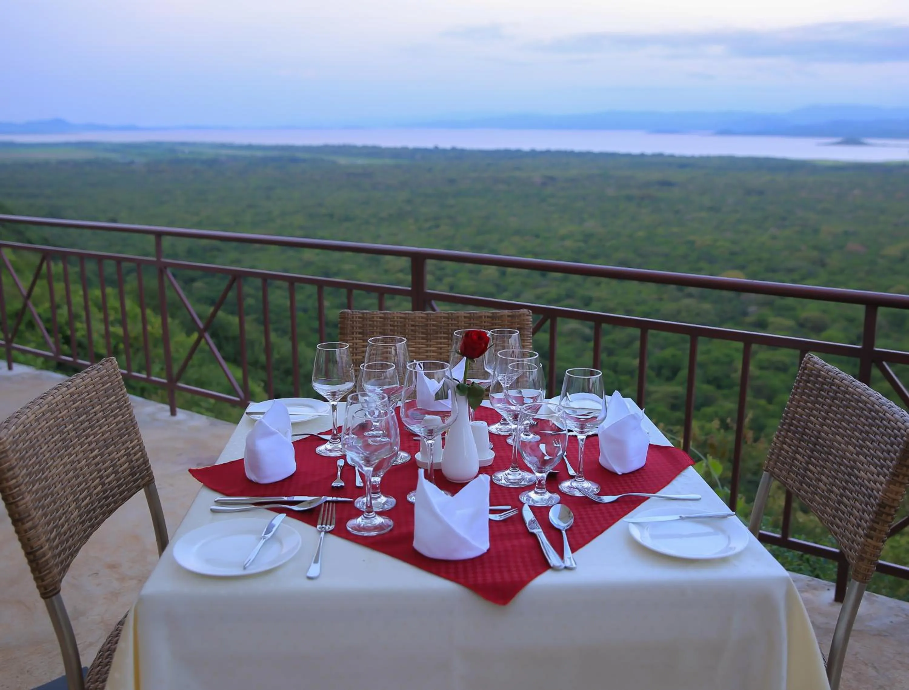 Natural landscape in Haile Resort Arbaminch