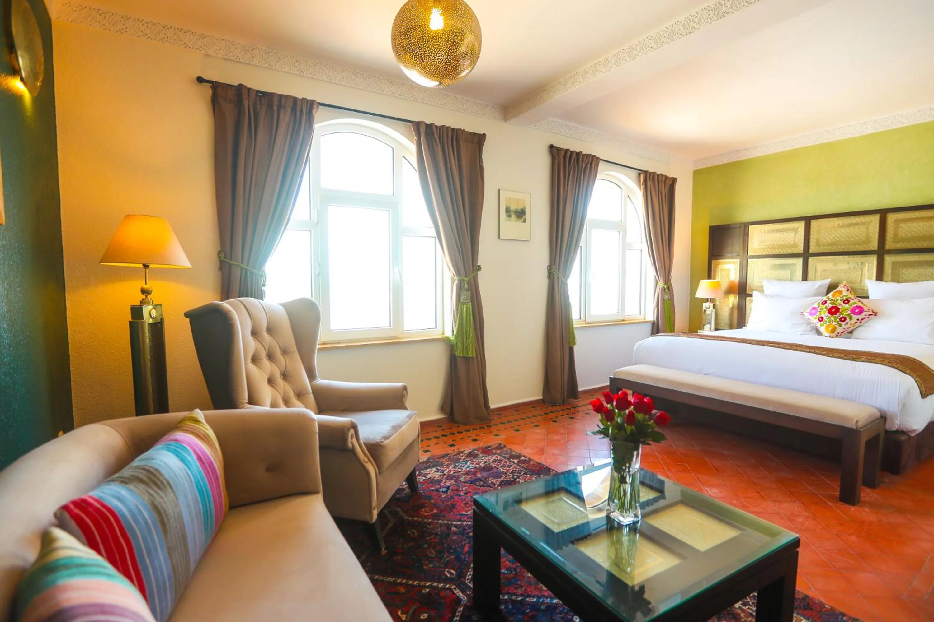 Photo of the whole room, Bed in Riad Perle D'Eau