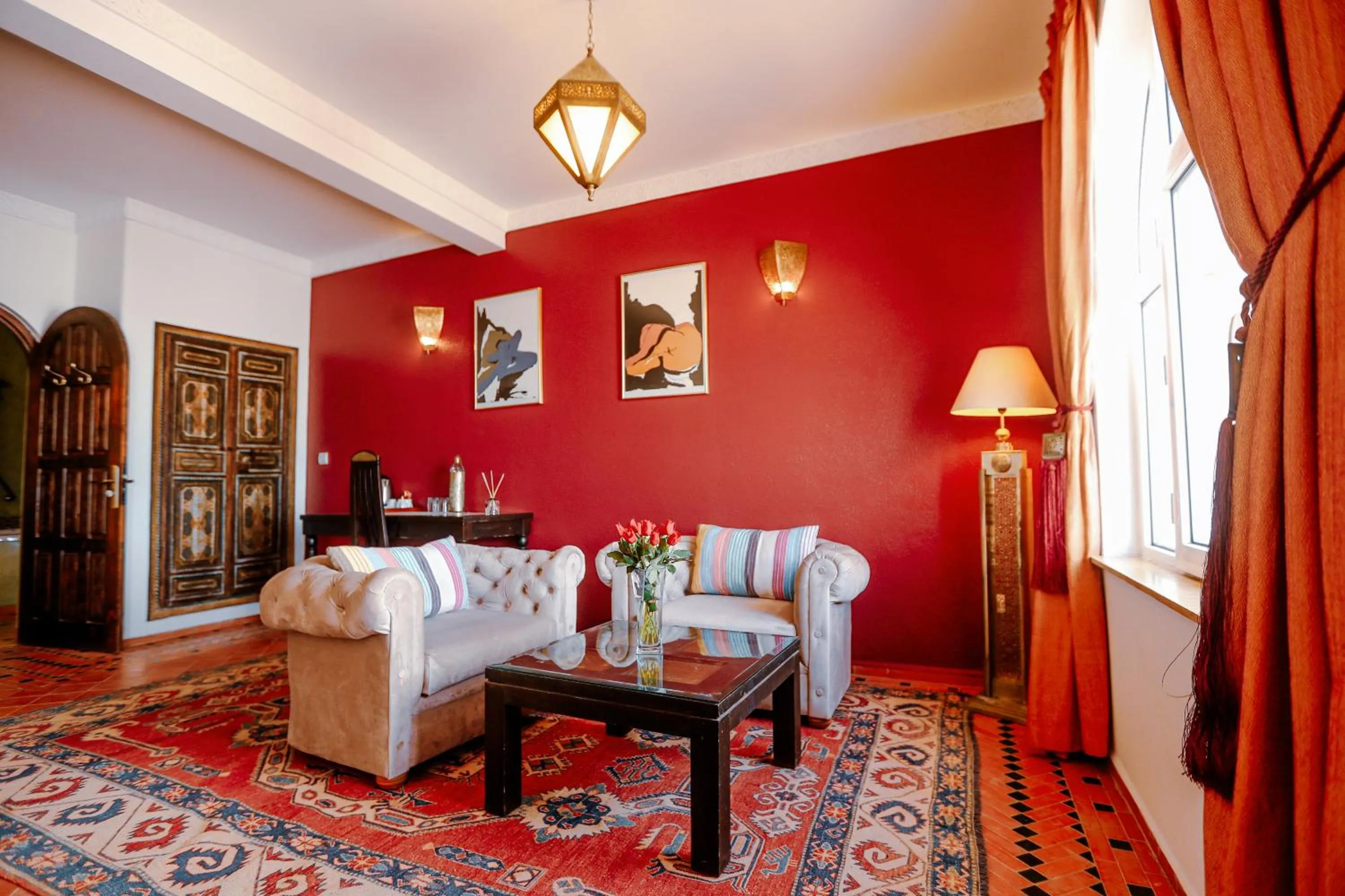 Seating area in Riad Perle D'Eau