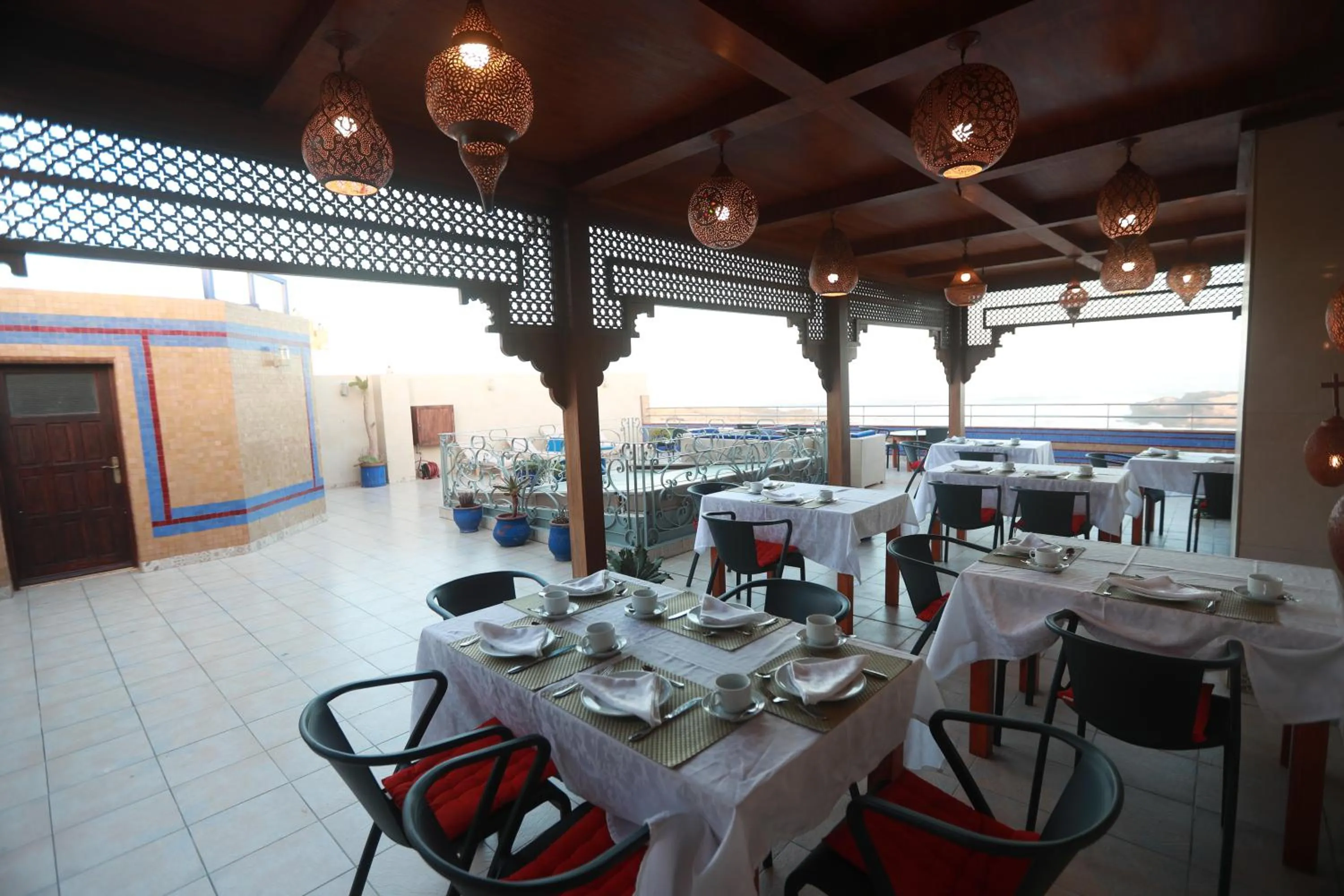 Balcony/Terrace in Riad Perle D'Eau