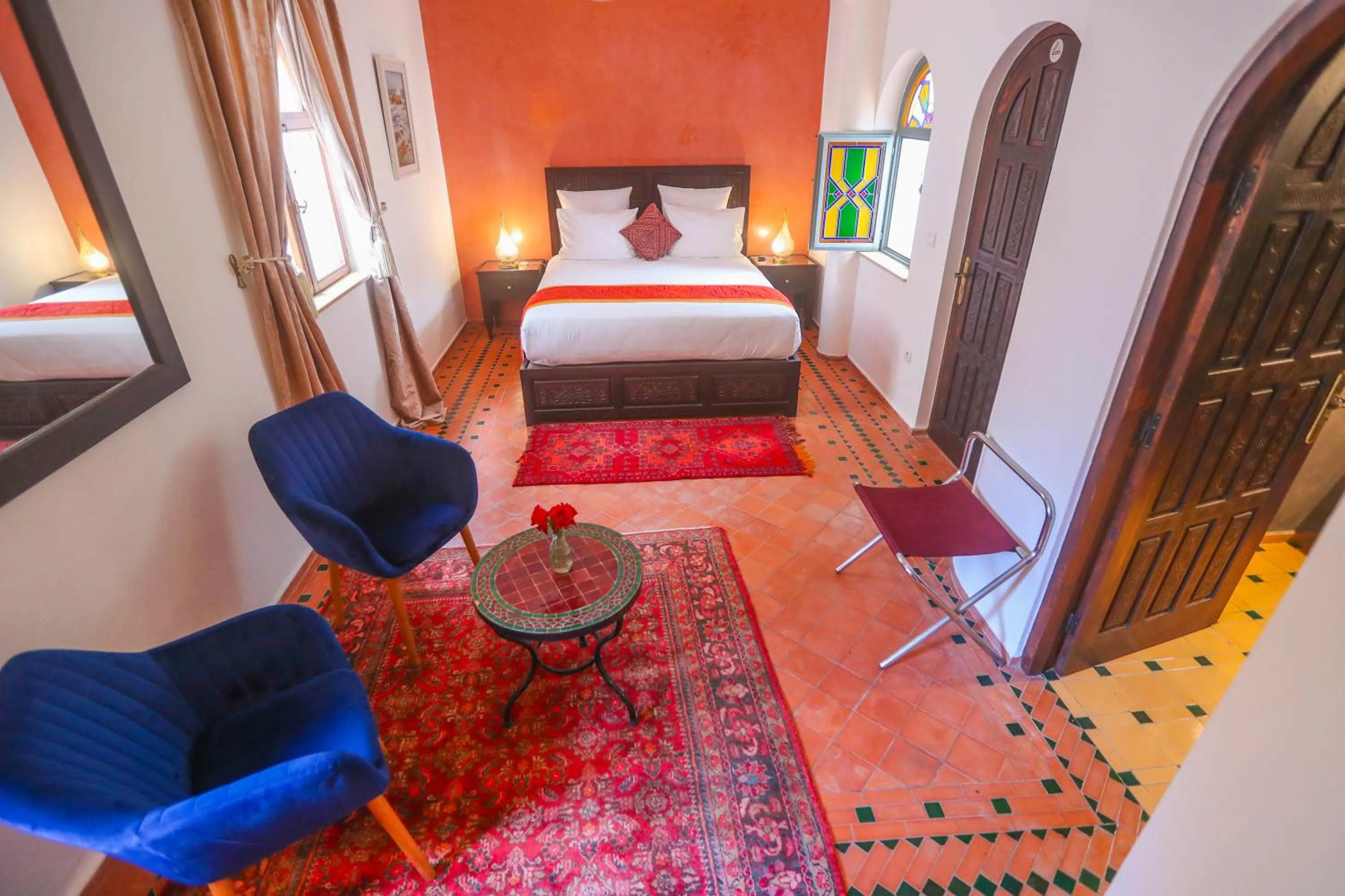 Photo of the whole room, Bed in Riad Perle D'Eau
