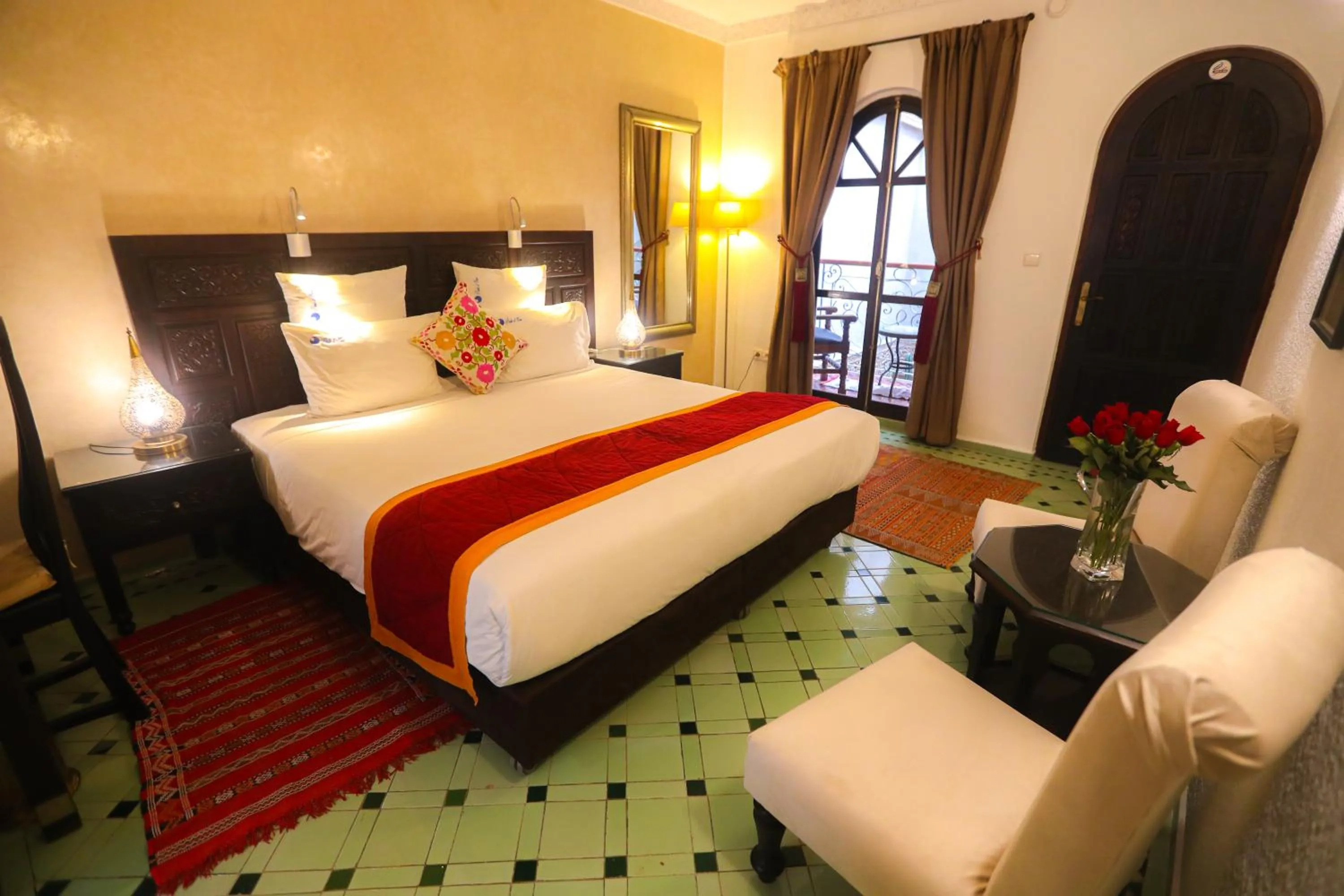 Bed in Riad Perle D'Eau