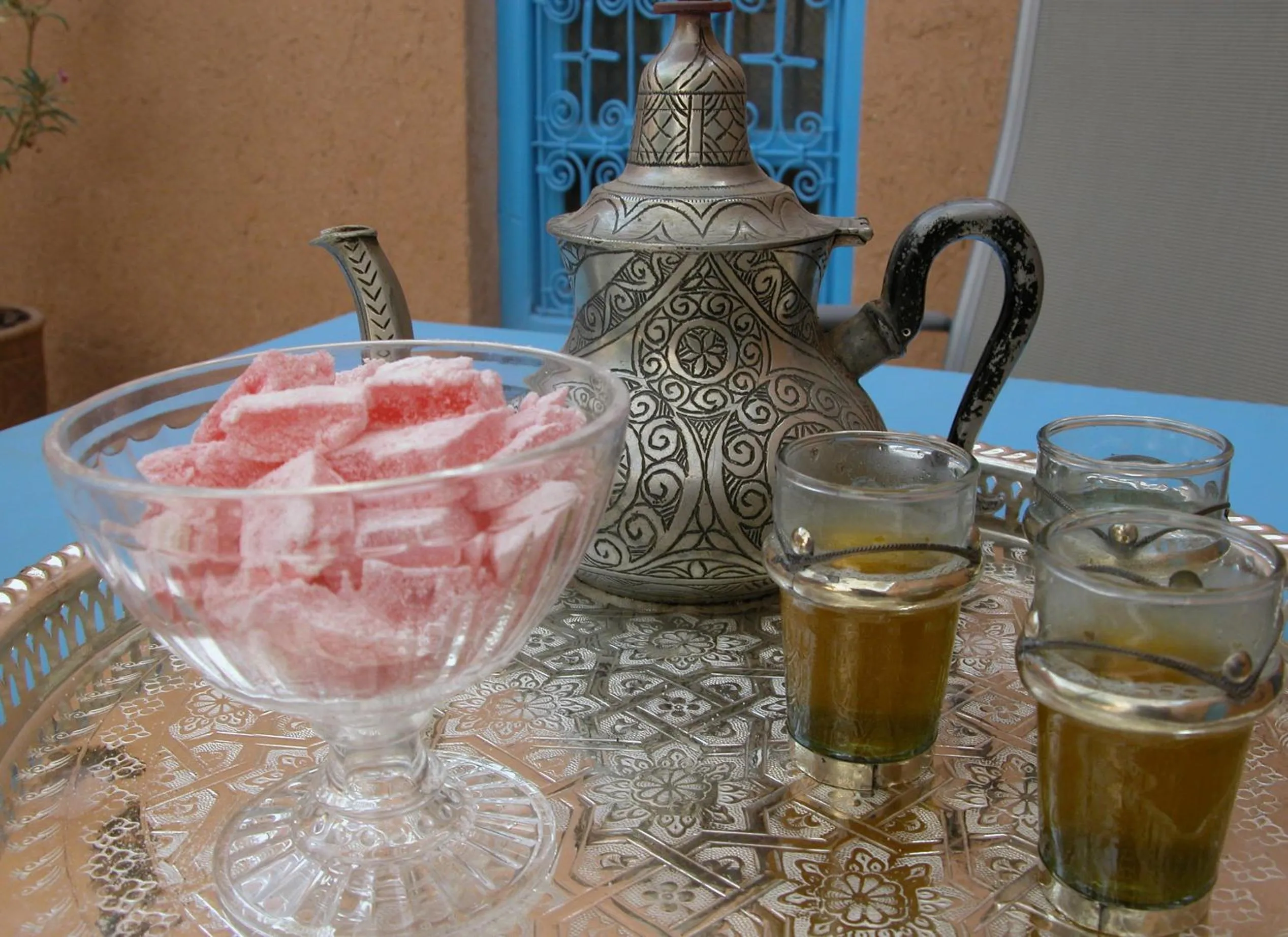 Drinks in Kasbah Iswan