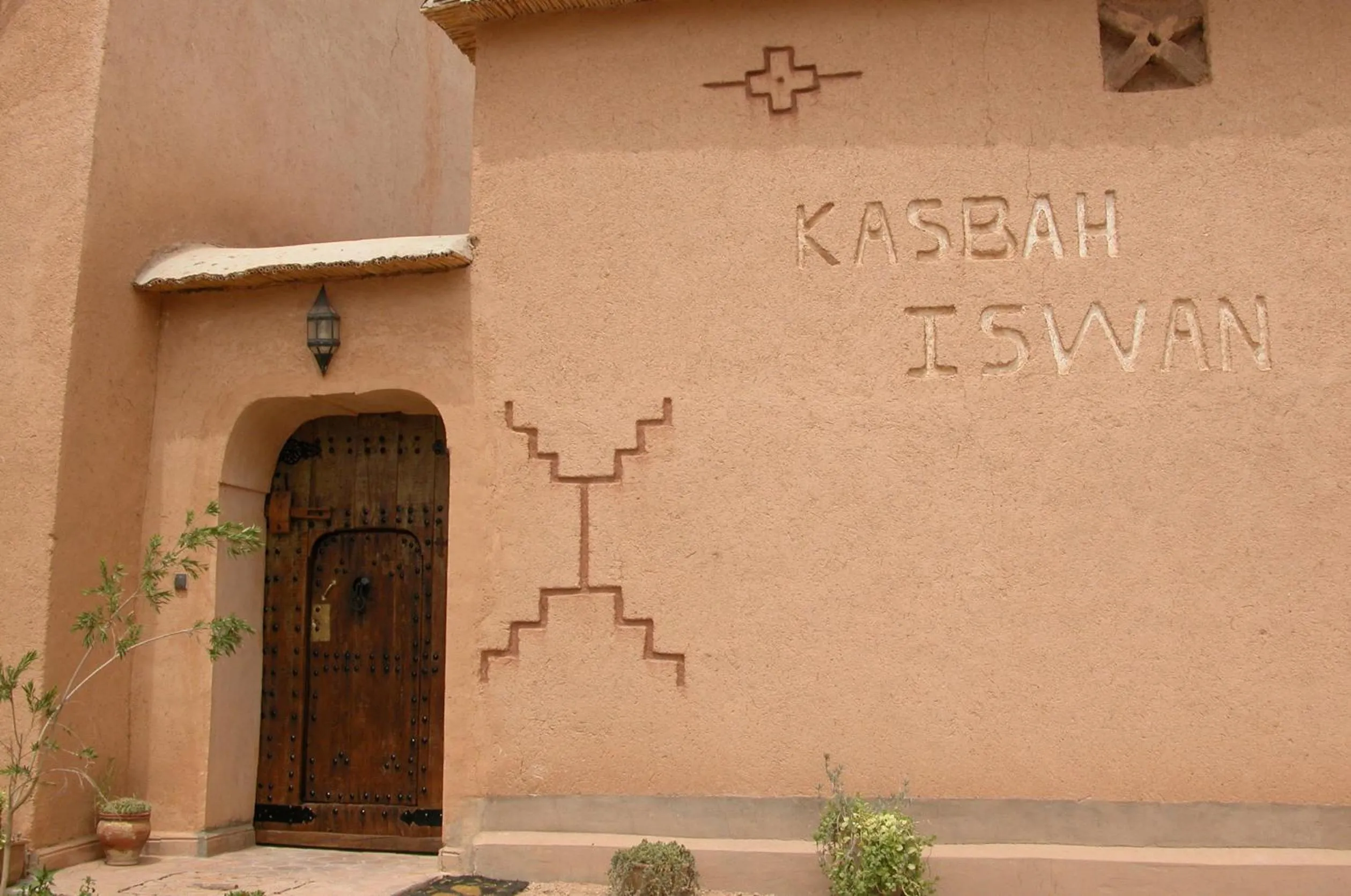 Facade/entrance in Kasbah Iswan