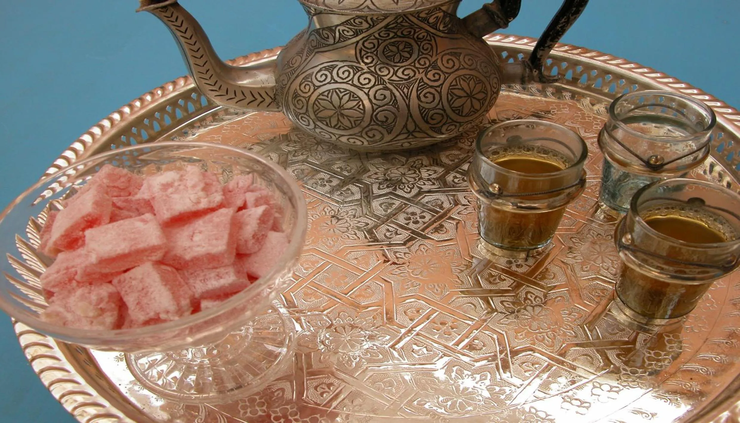 Drinks in Kasbah Iswan