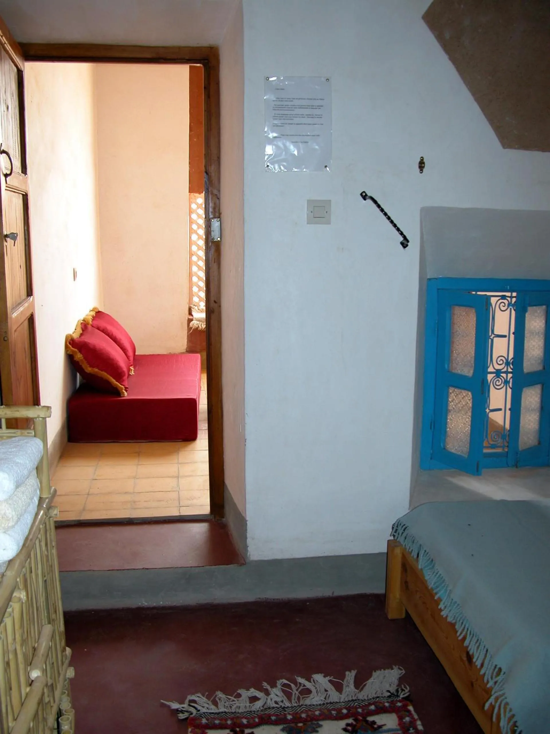 Balcony/Terrace, Bed in Kasbah Iswan