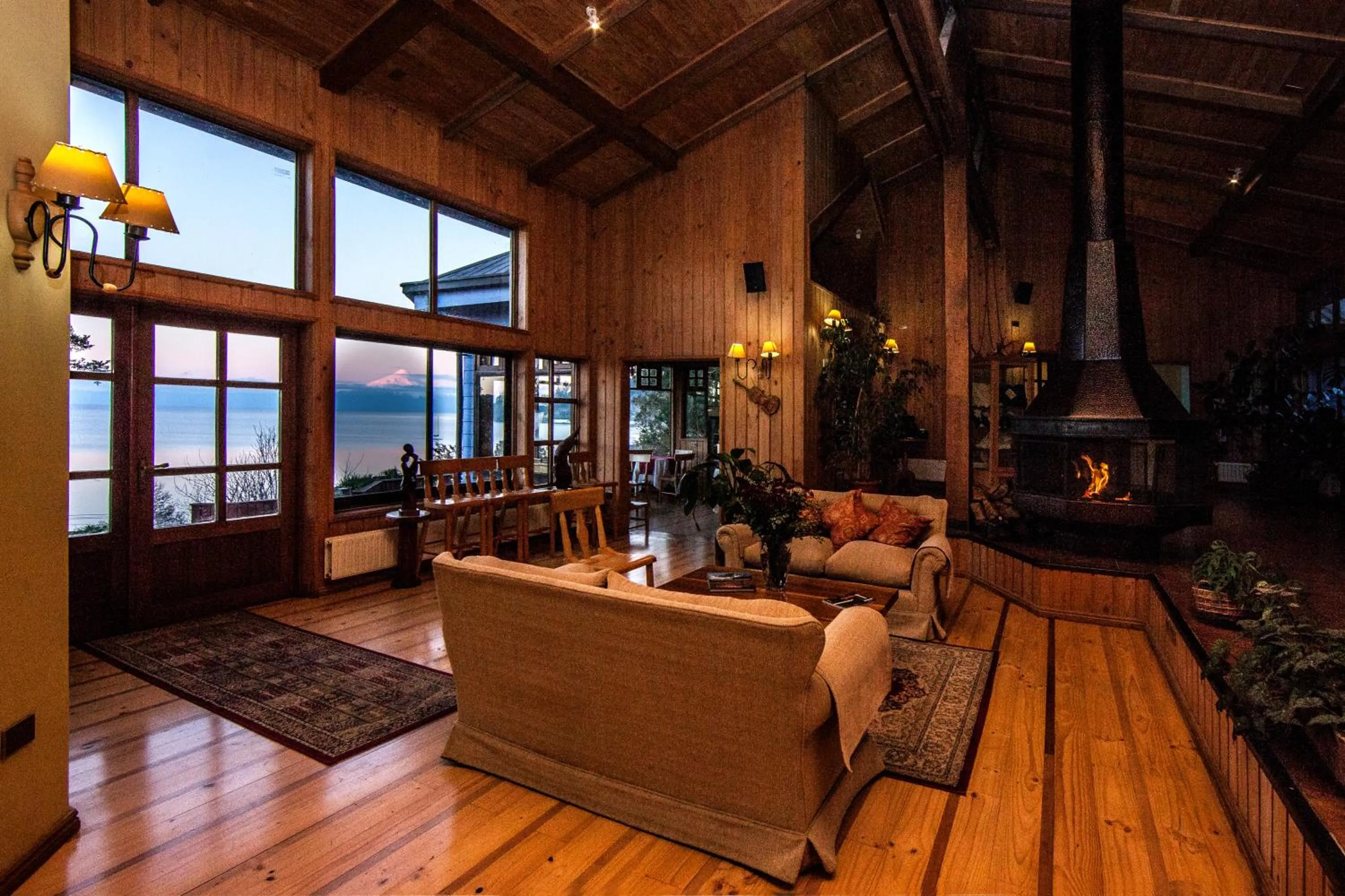 Living room in Hotel Elun, la mejor vista