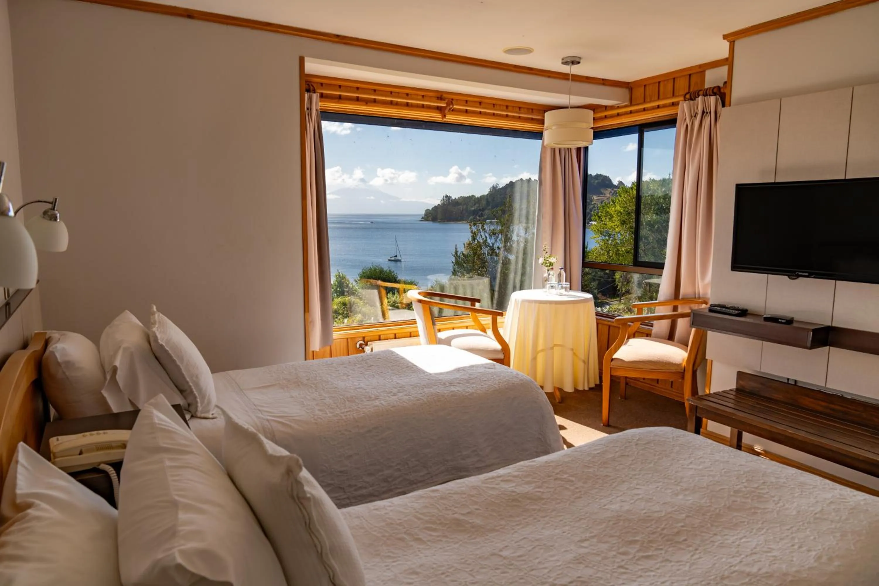 Bed in Hotel Elun, la mejor vista