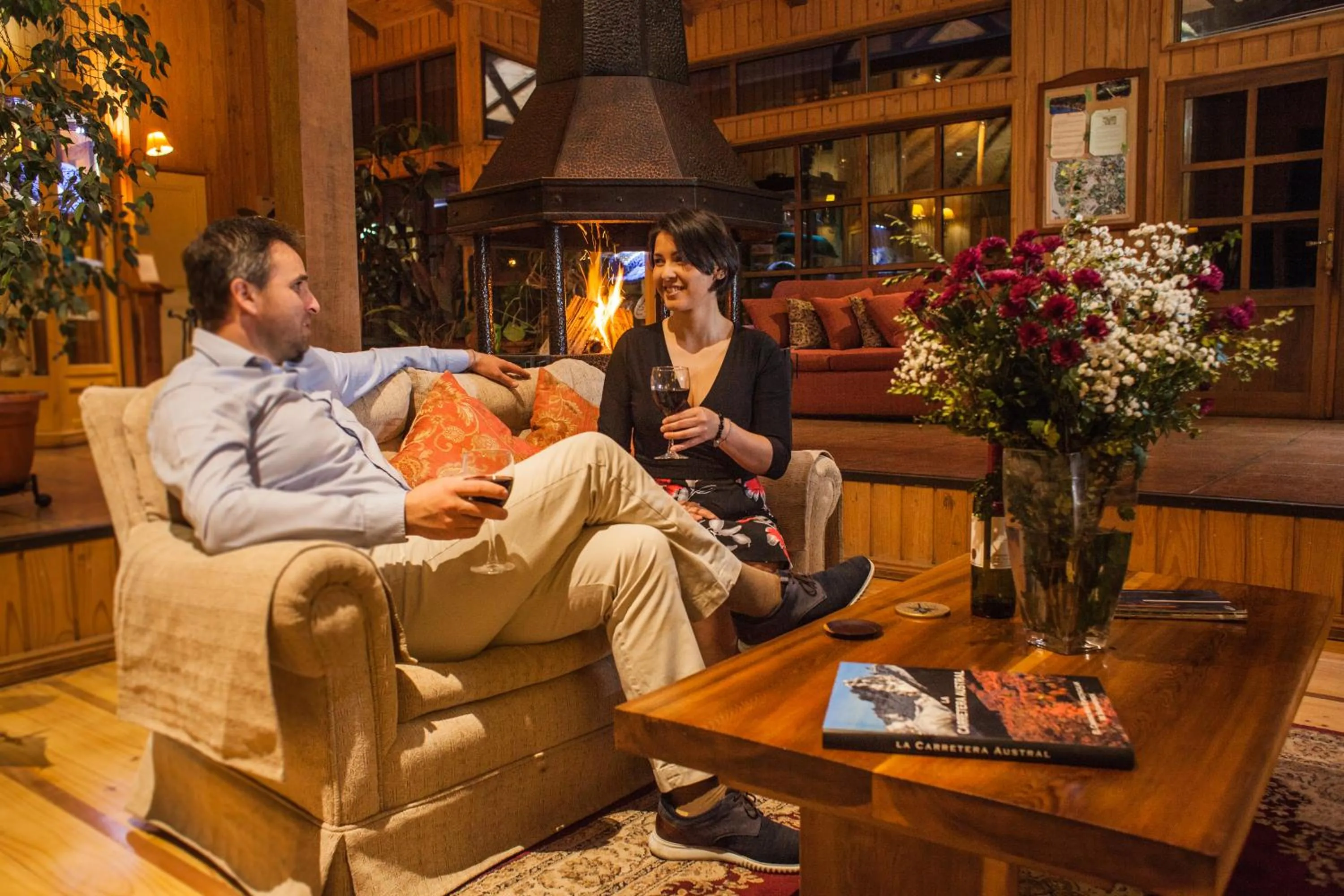 Living room in Hotel Elun, la mejor vista