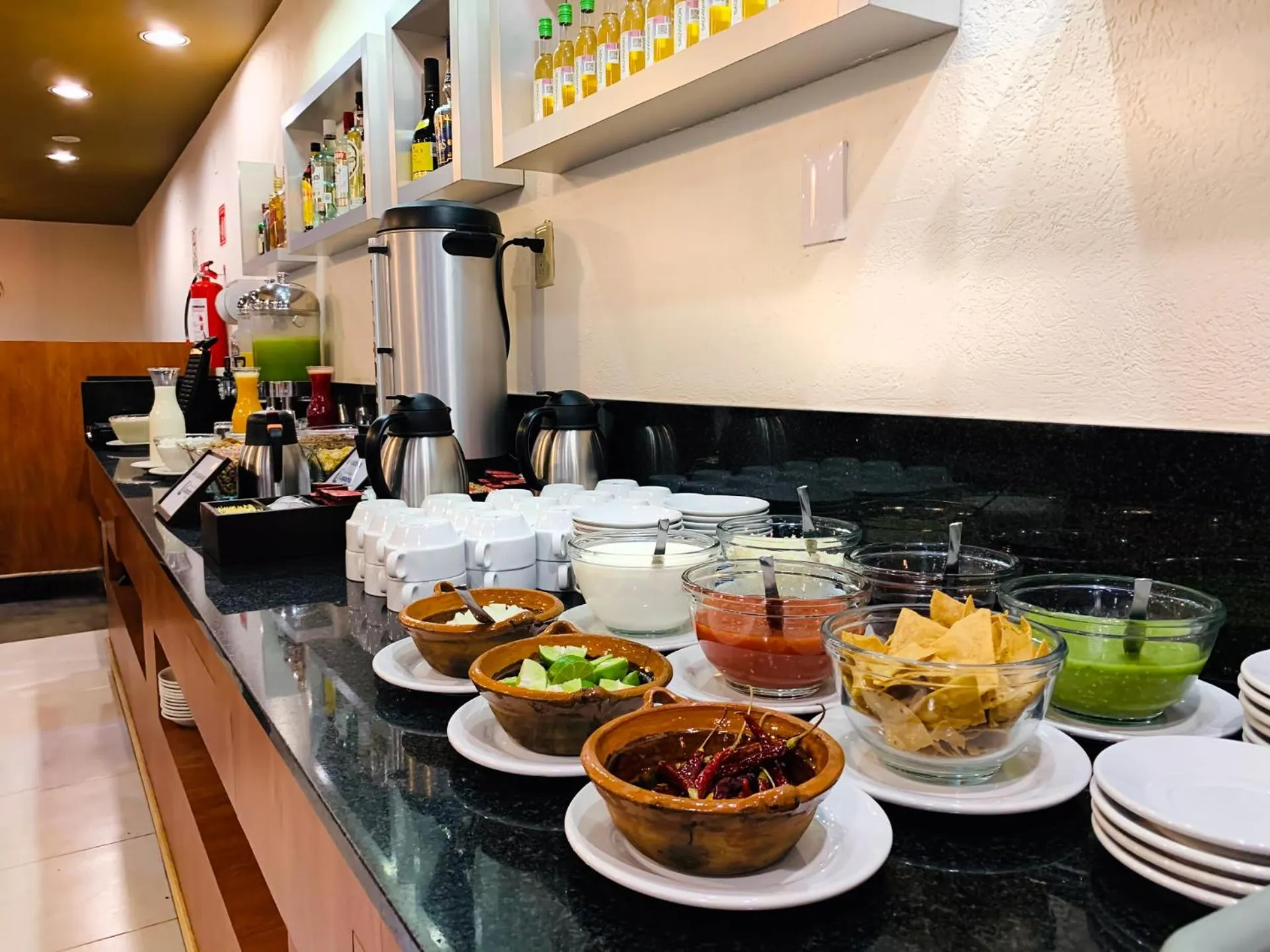 Buffet breakfast in Hotel Lepanto Reforma