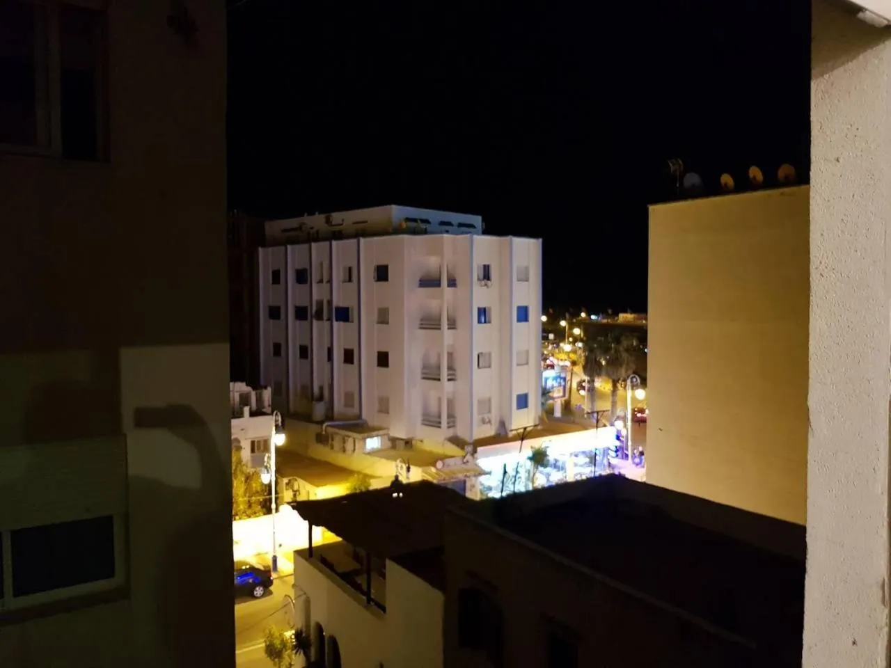 Street view in Modern Flat with sea view