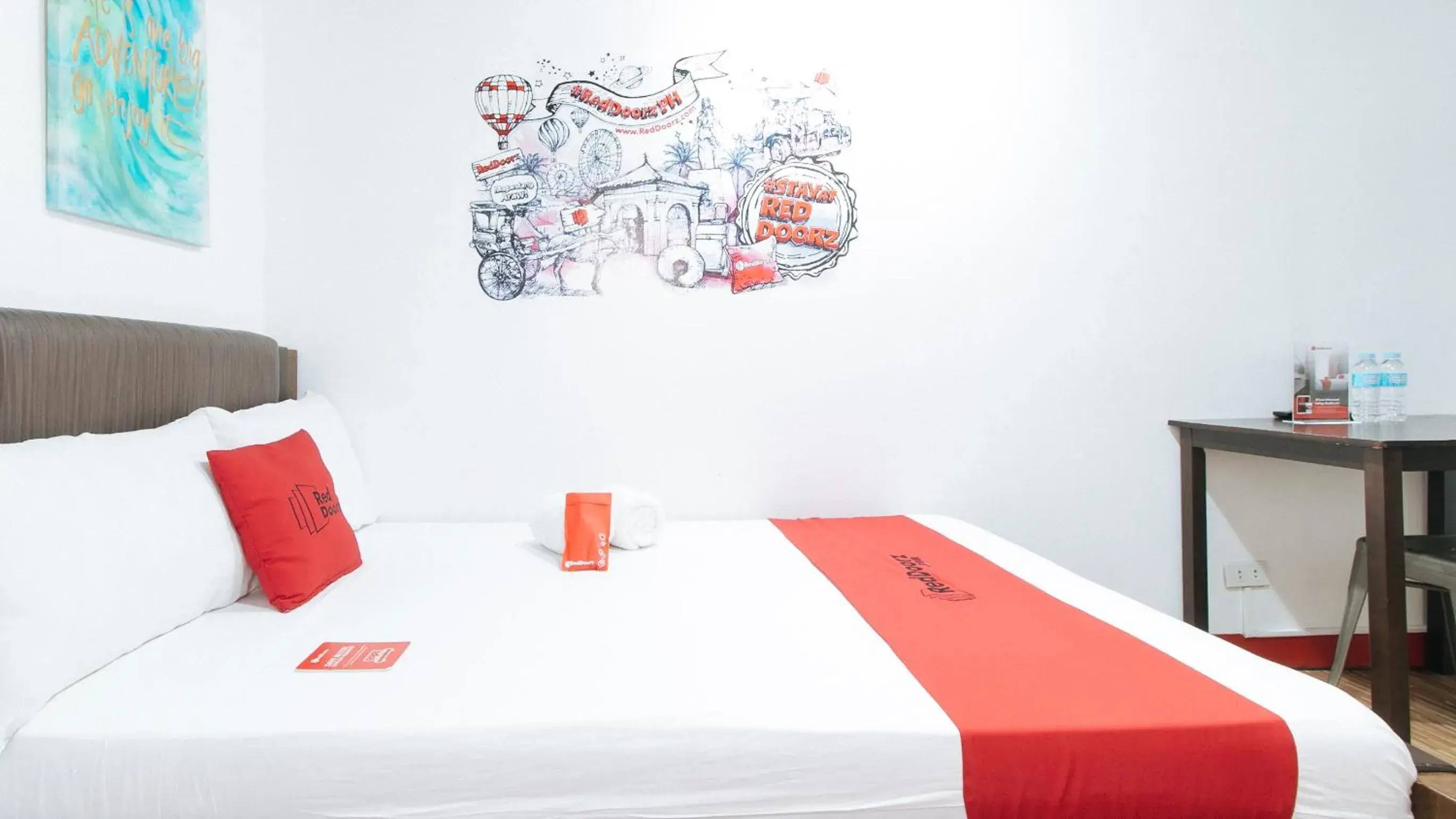 Bed in RedDoorz near Quirino Station Manila Bed in RedDoorz near Quirino Station Manila