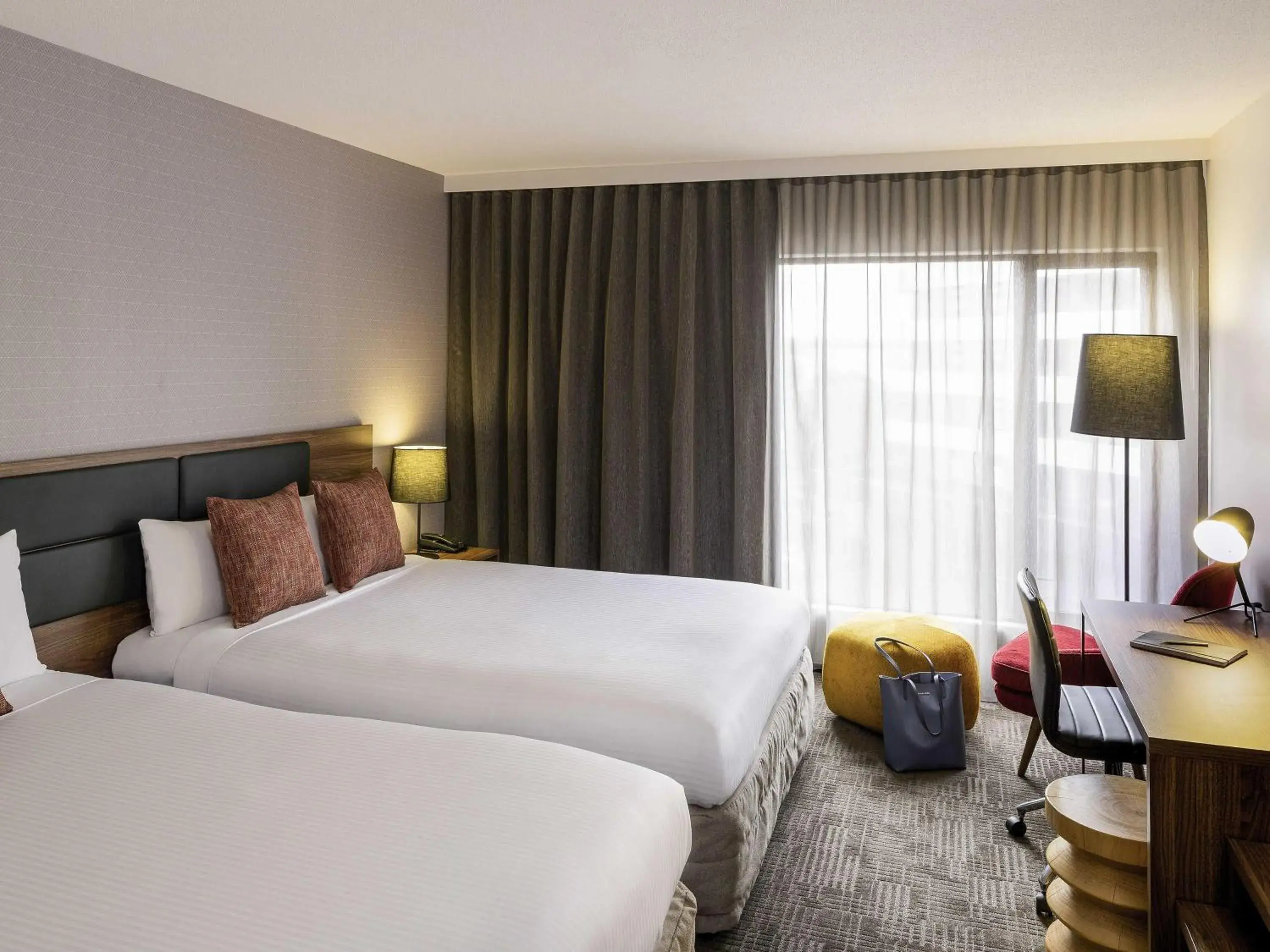 Bedroom, Bed in Novotel Sydney International Airport Bedroom, Bed in Novotel Sydney International Airport