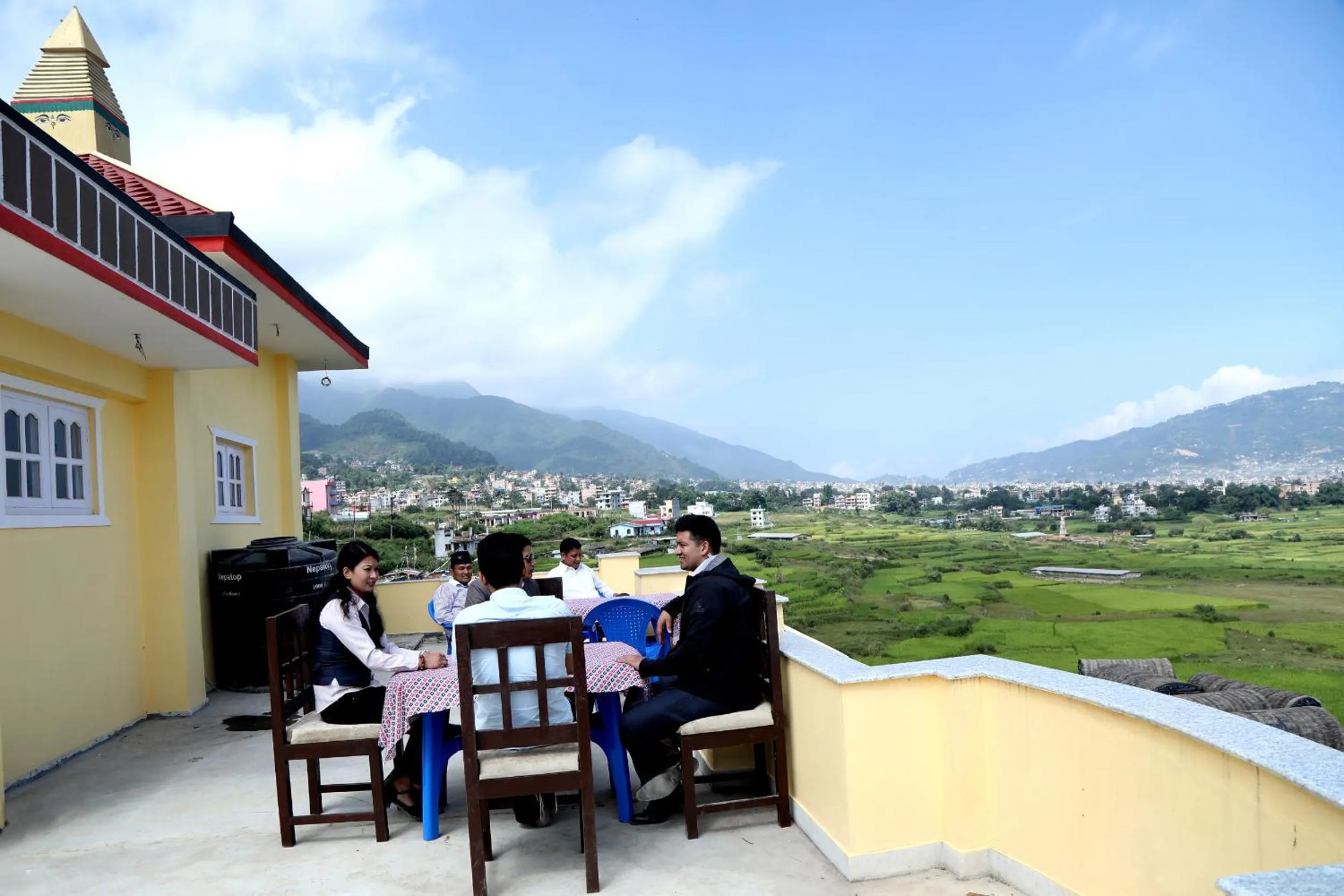 Bird's eye view in Green Eco Resort