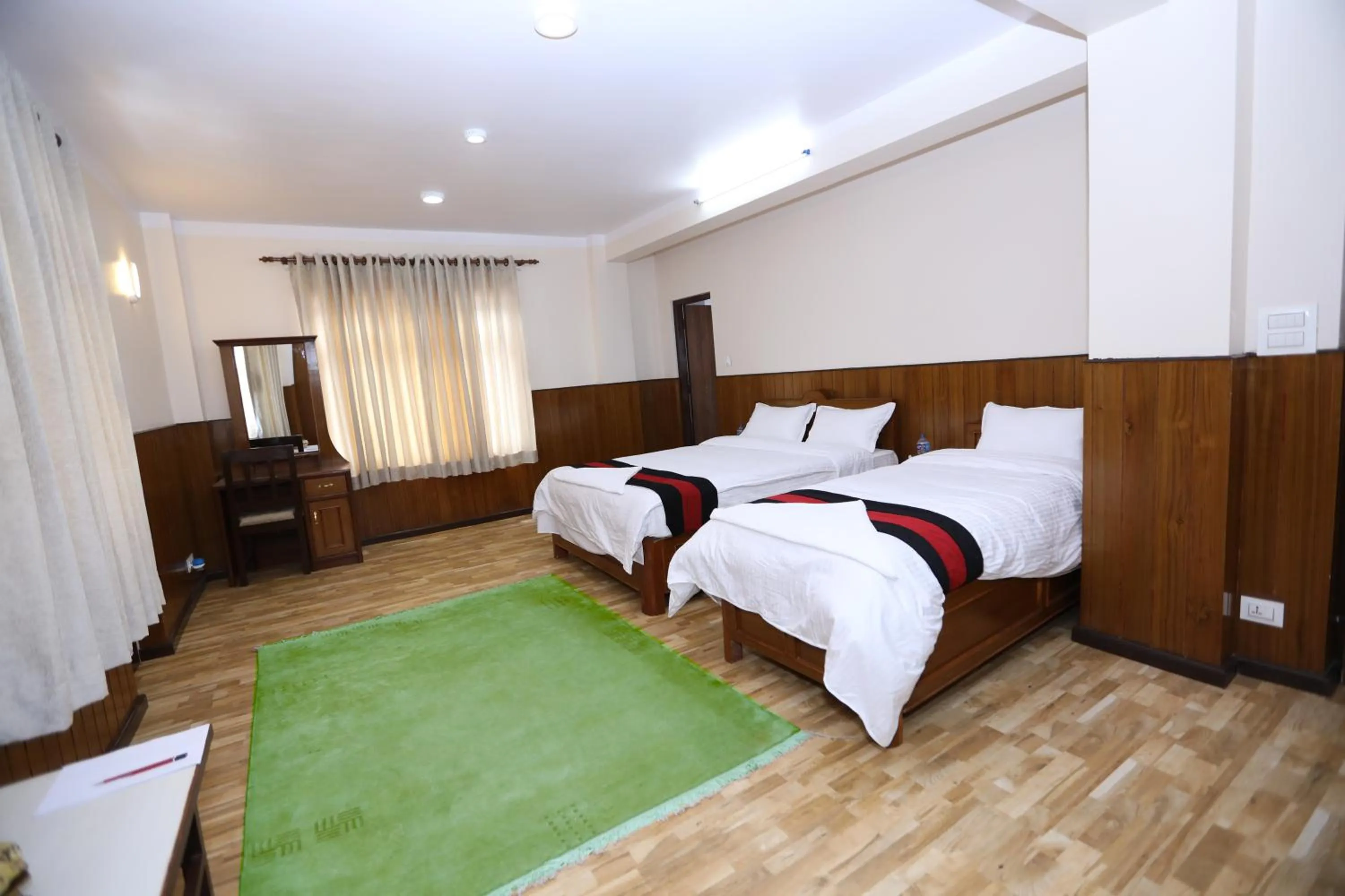 Bed in Green Eco Resort