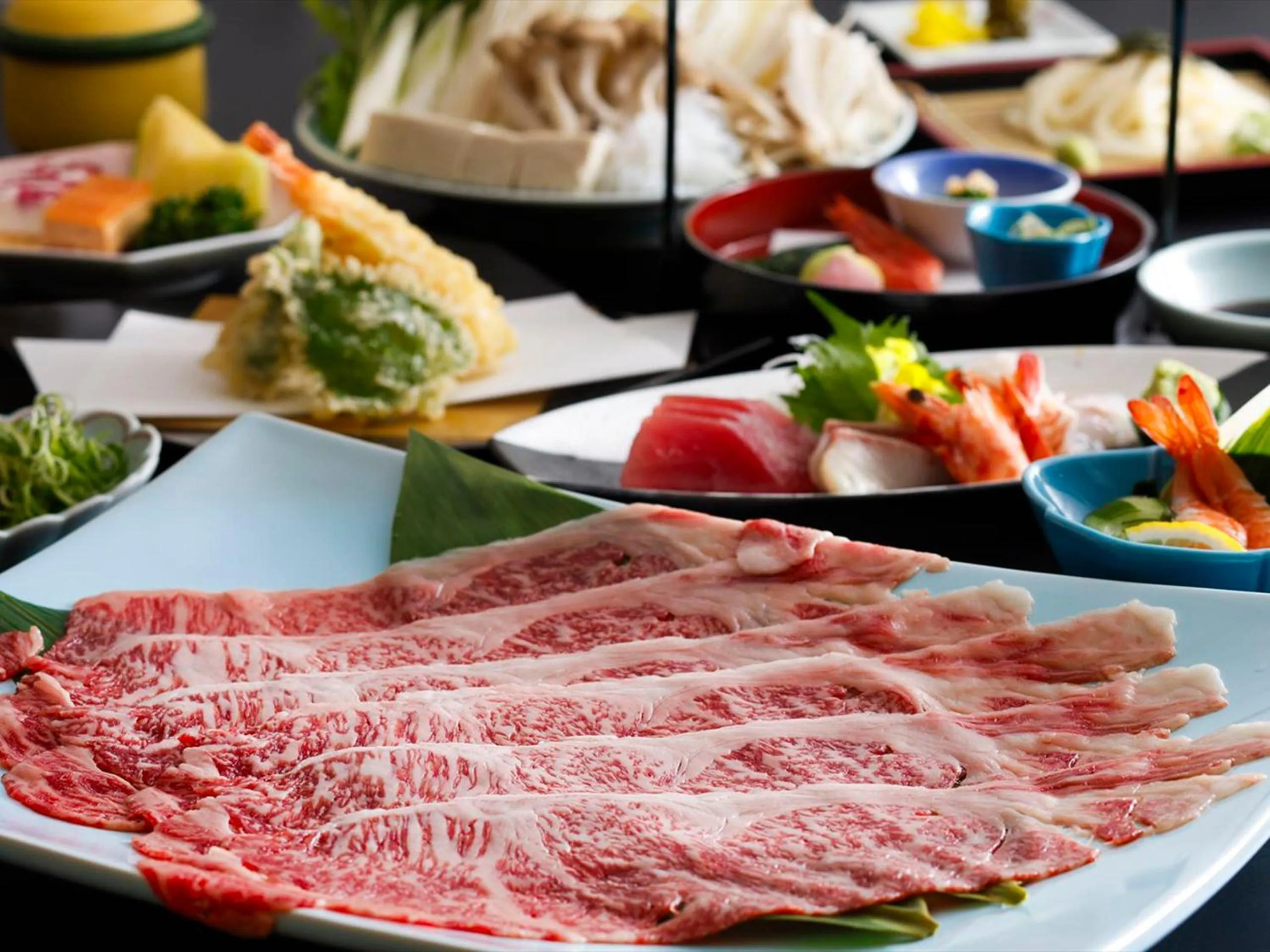 Food close-up in Hinotani Onsen Misugi Resort