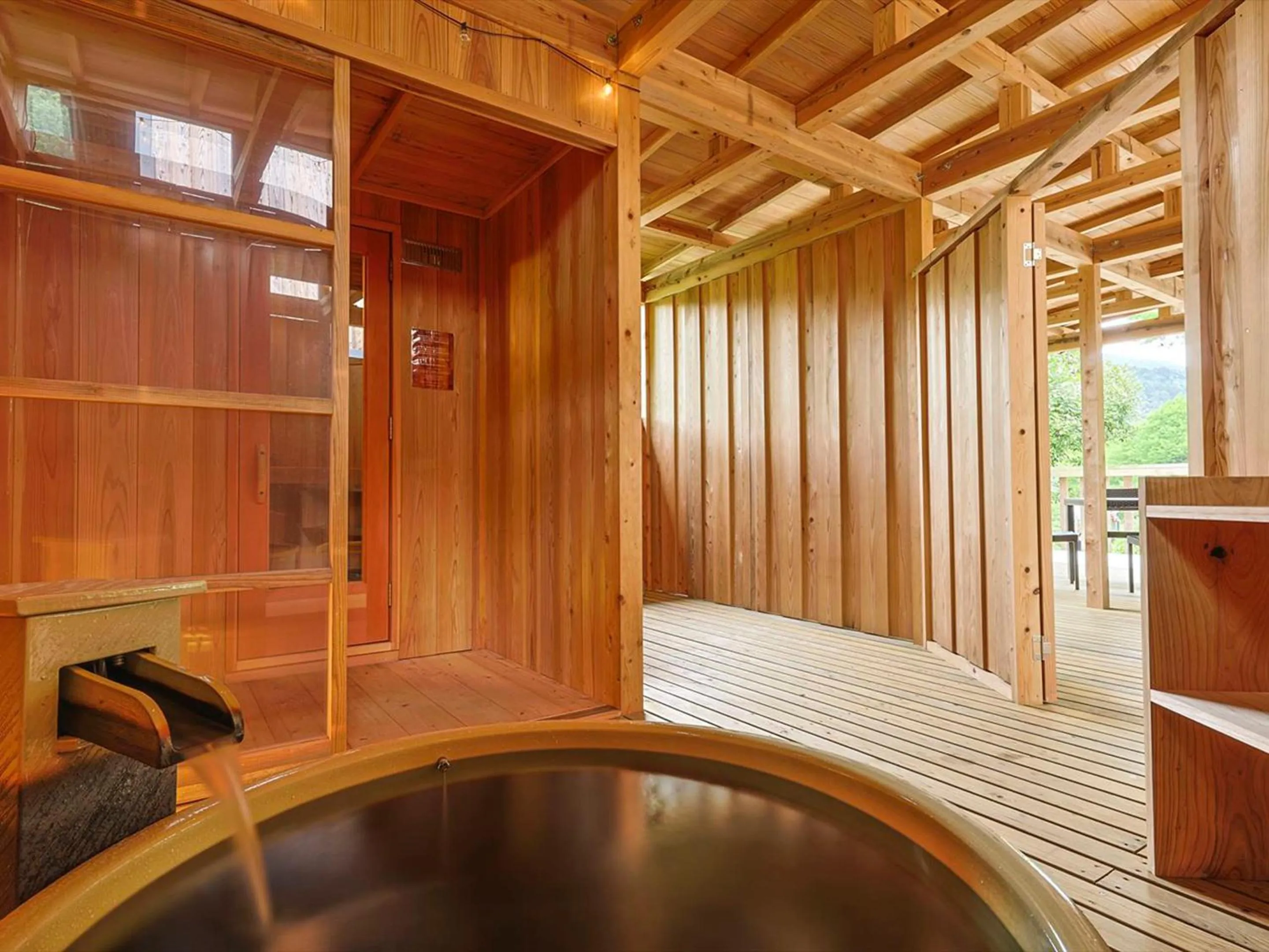 Sauna in Hinotani Onsen Misugi Resort