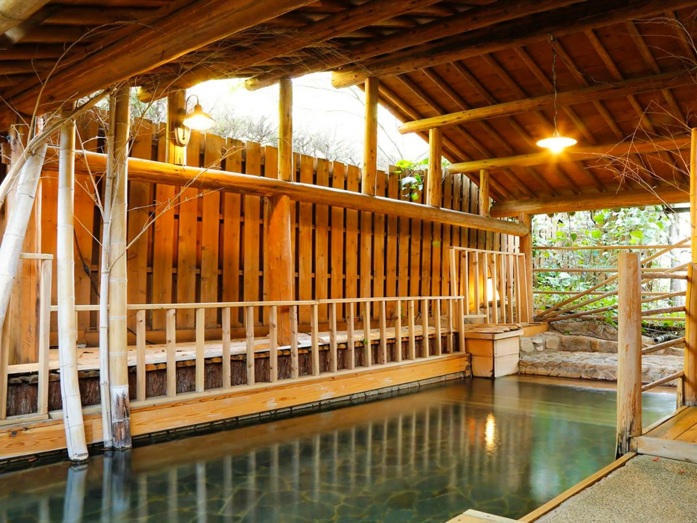 Open Air Bath in Hinotani Onsen Misugi Resort