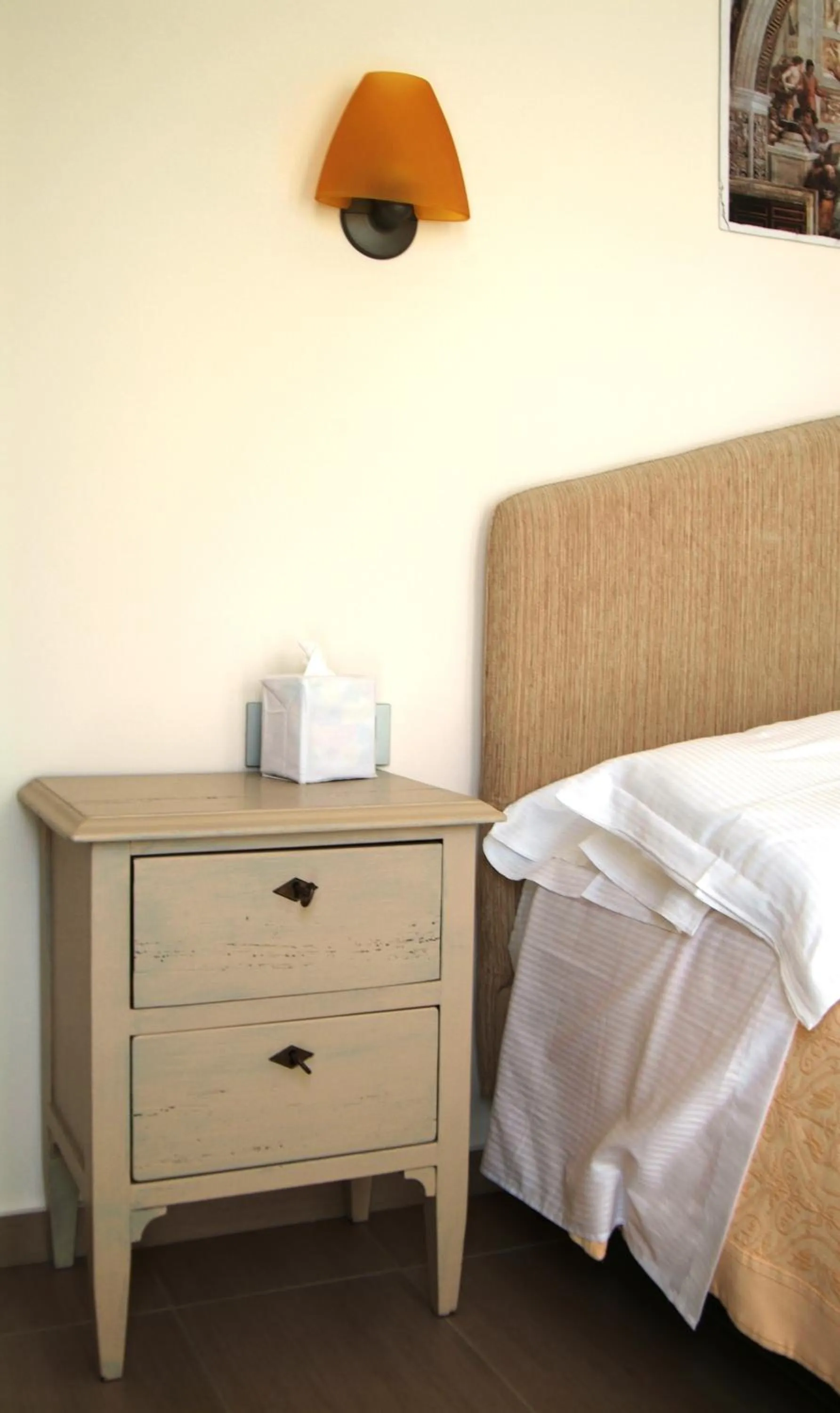 Decorative detail, Bed in Hotel Piccolo Principe