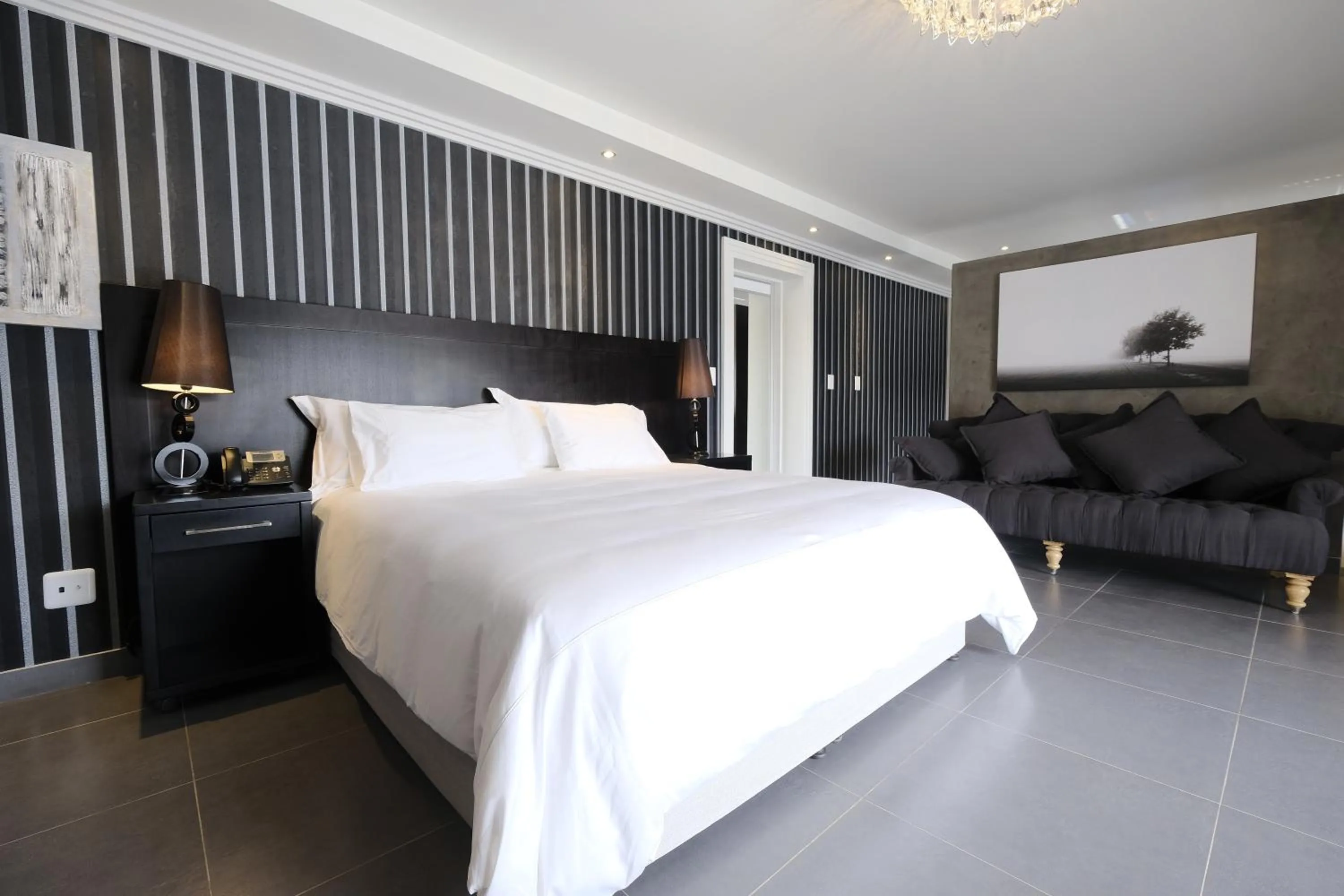 Bedroom, Bed in Villa Moyal