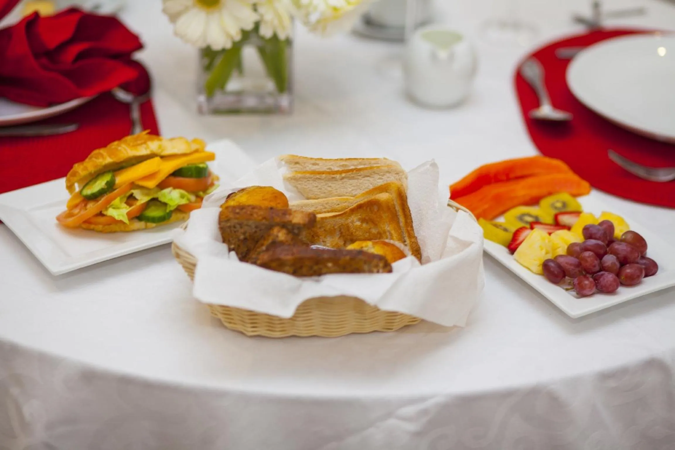 Food close-up in Villa Moyal