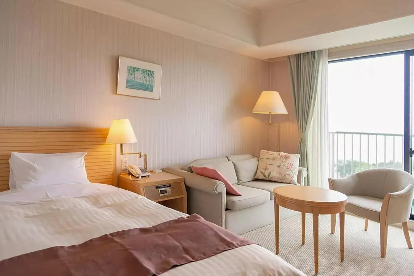 Bed in Onahama Ocean Hotel & Golf Club Bed in Onahama Ocean Hotel & Golf Club