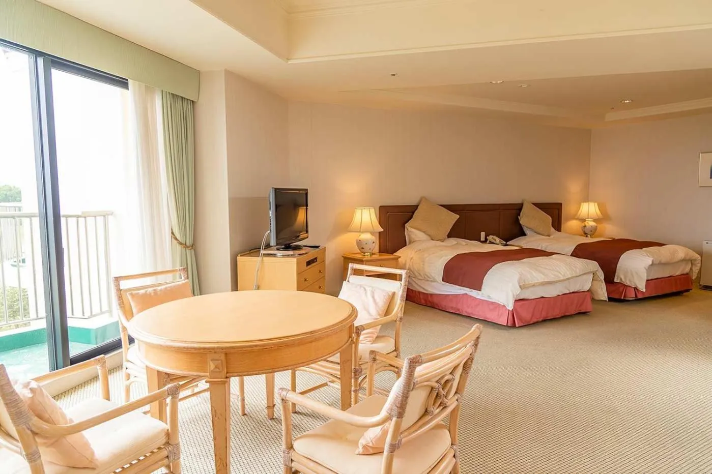 Photo of the whole room, Bed in Onahama Ocean Hotel & Golf Club