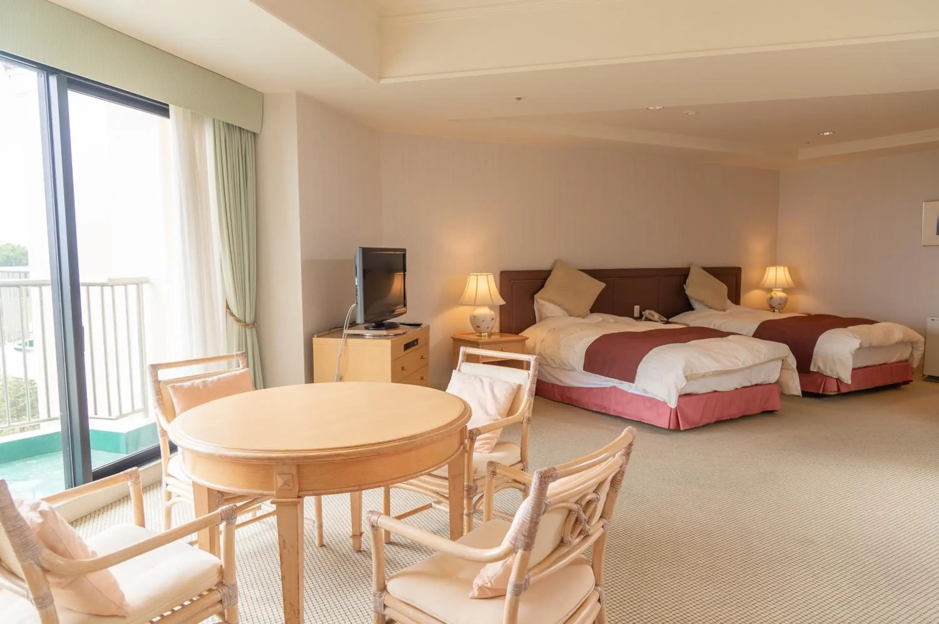 Bed in Onahama Ocean Hotel & Golf Club Bed in Onahama Ocean Hotel & Golf Club