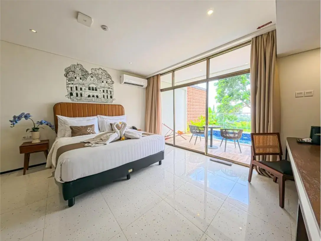 Bed in Patra Semarang Hotel & Convention Bed in Patra Semarang Hotel & Convention