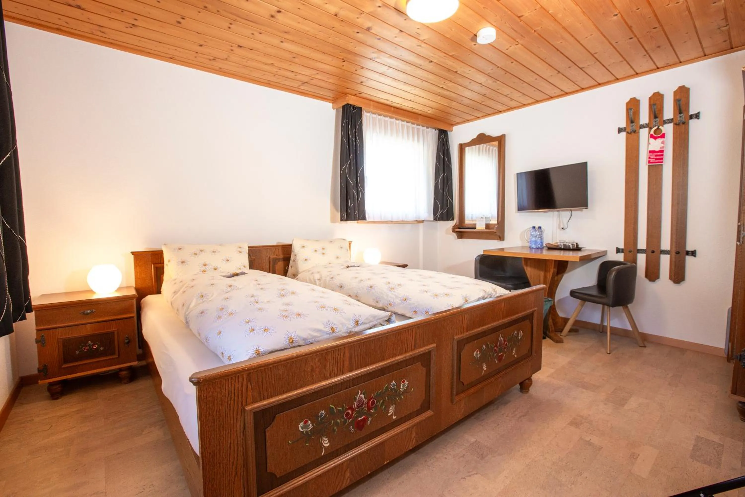 Bed in Hotel Restaurant Schönau