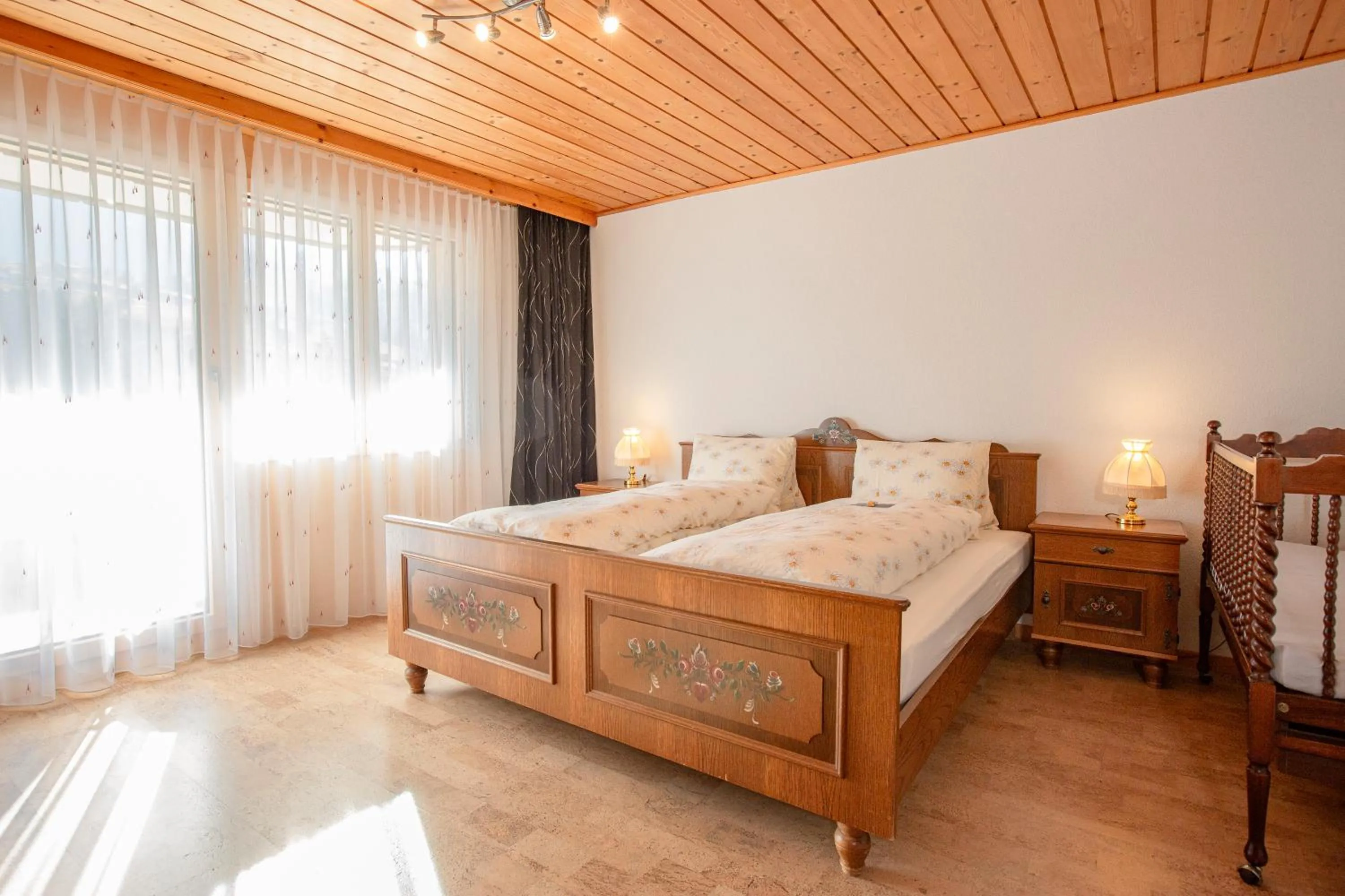 Bed in Hotel Restaurant Schönau