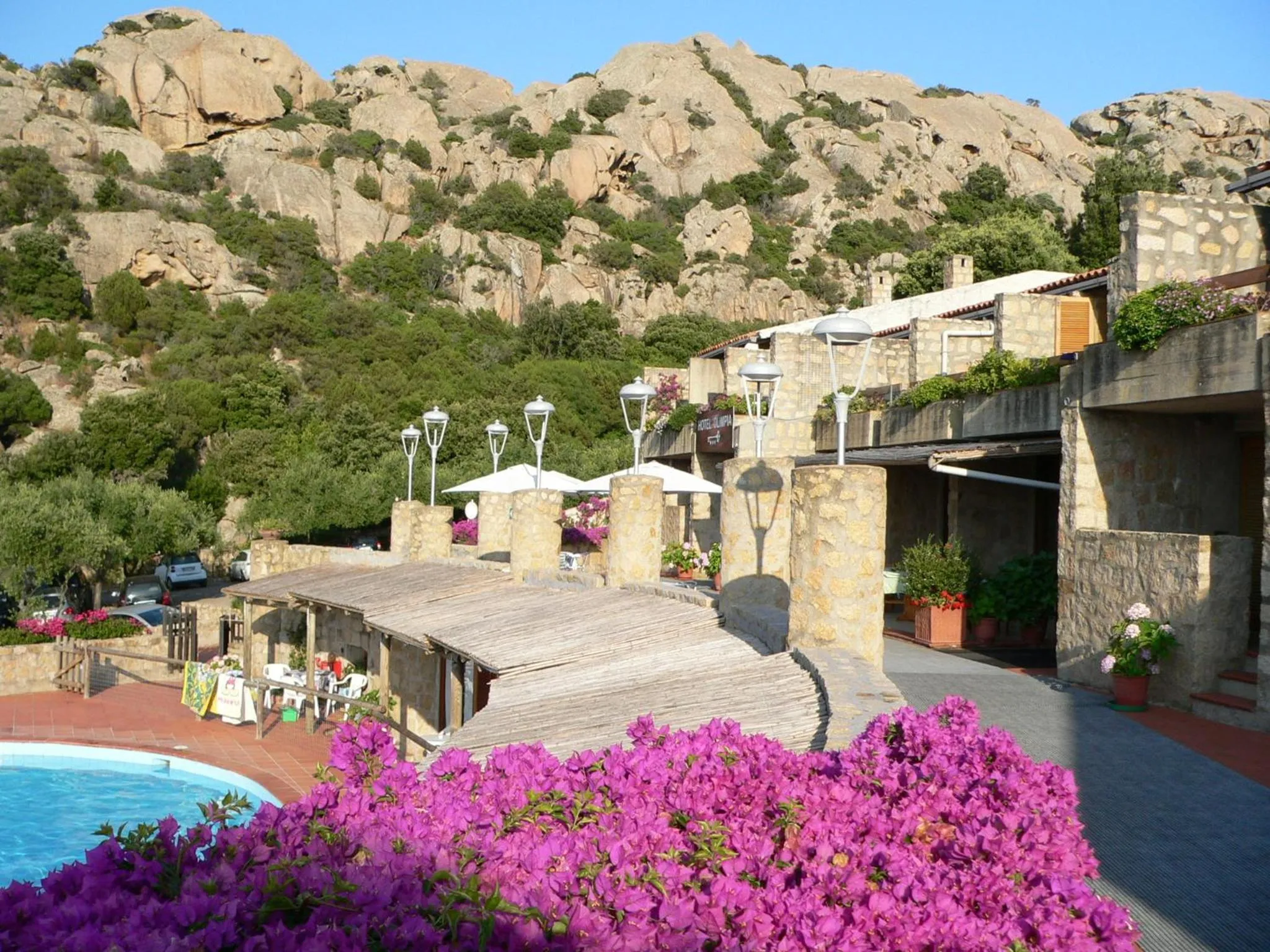 Facade/entrance in Hotel Olimpia