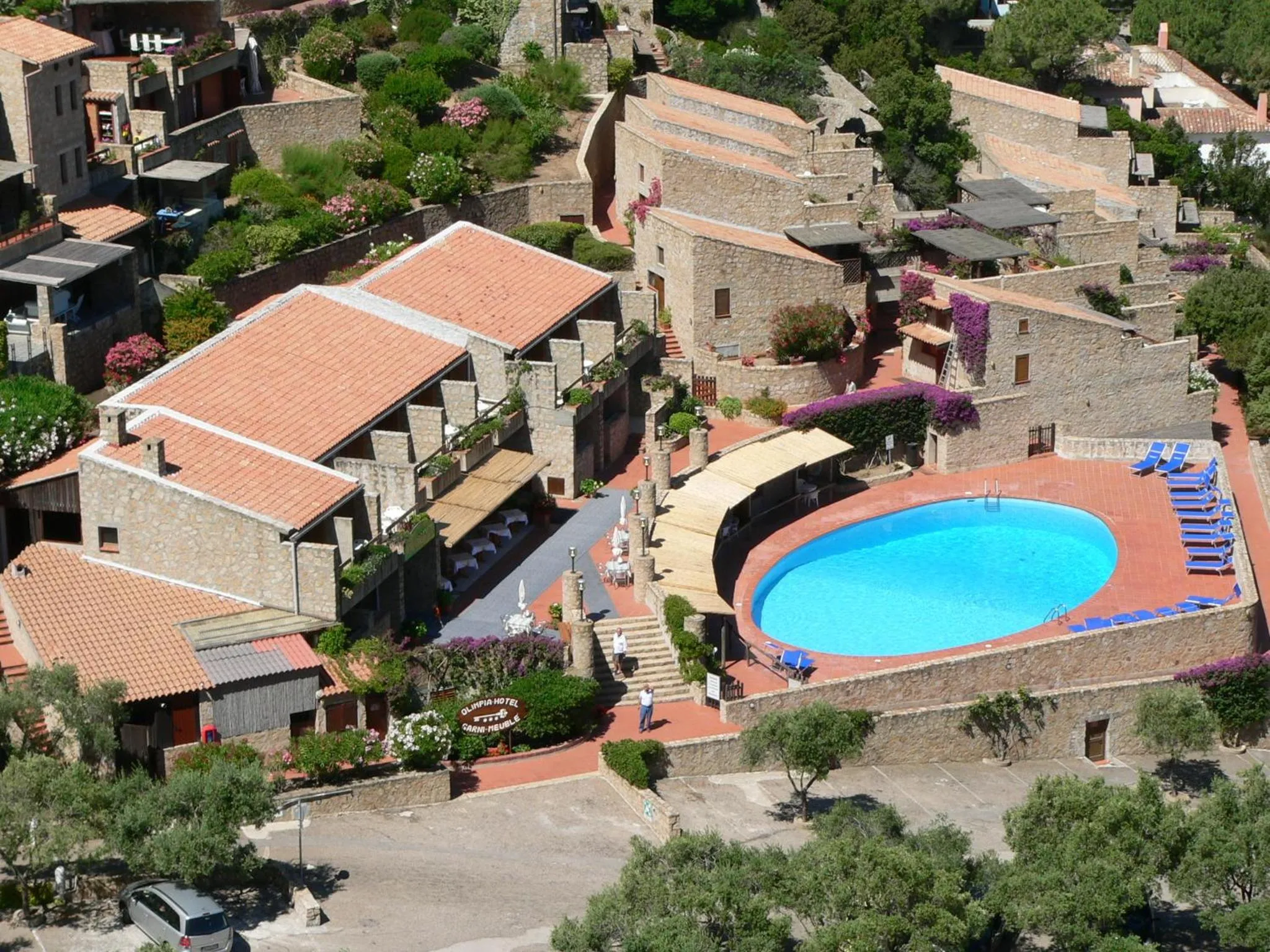 Facade/entrance in Hotel Olimpia