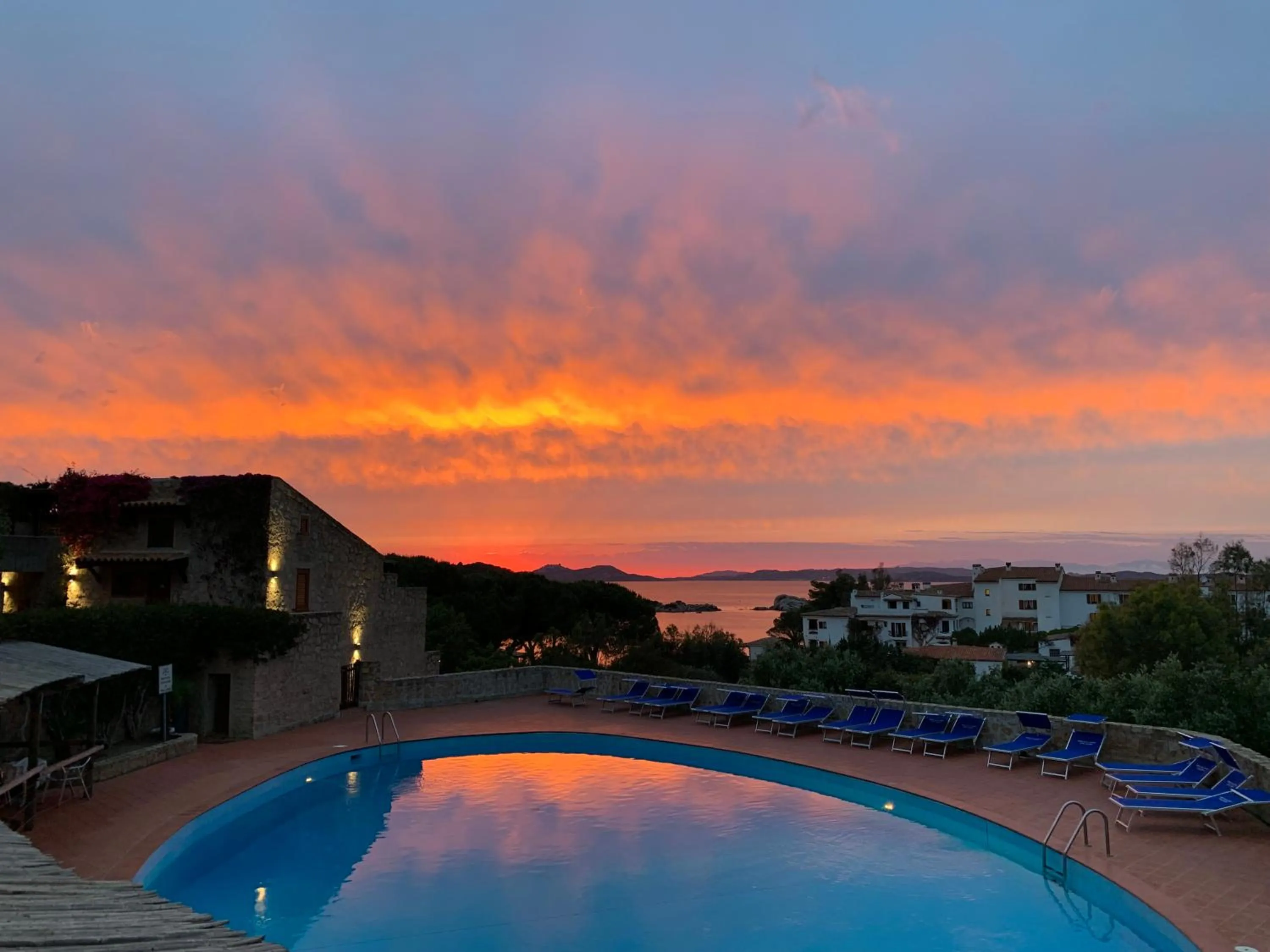 Swimming pool in Hotel Olimpia