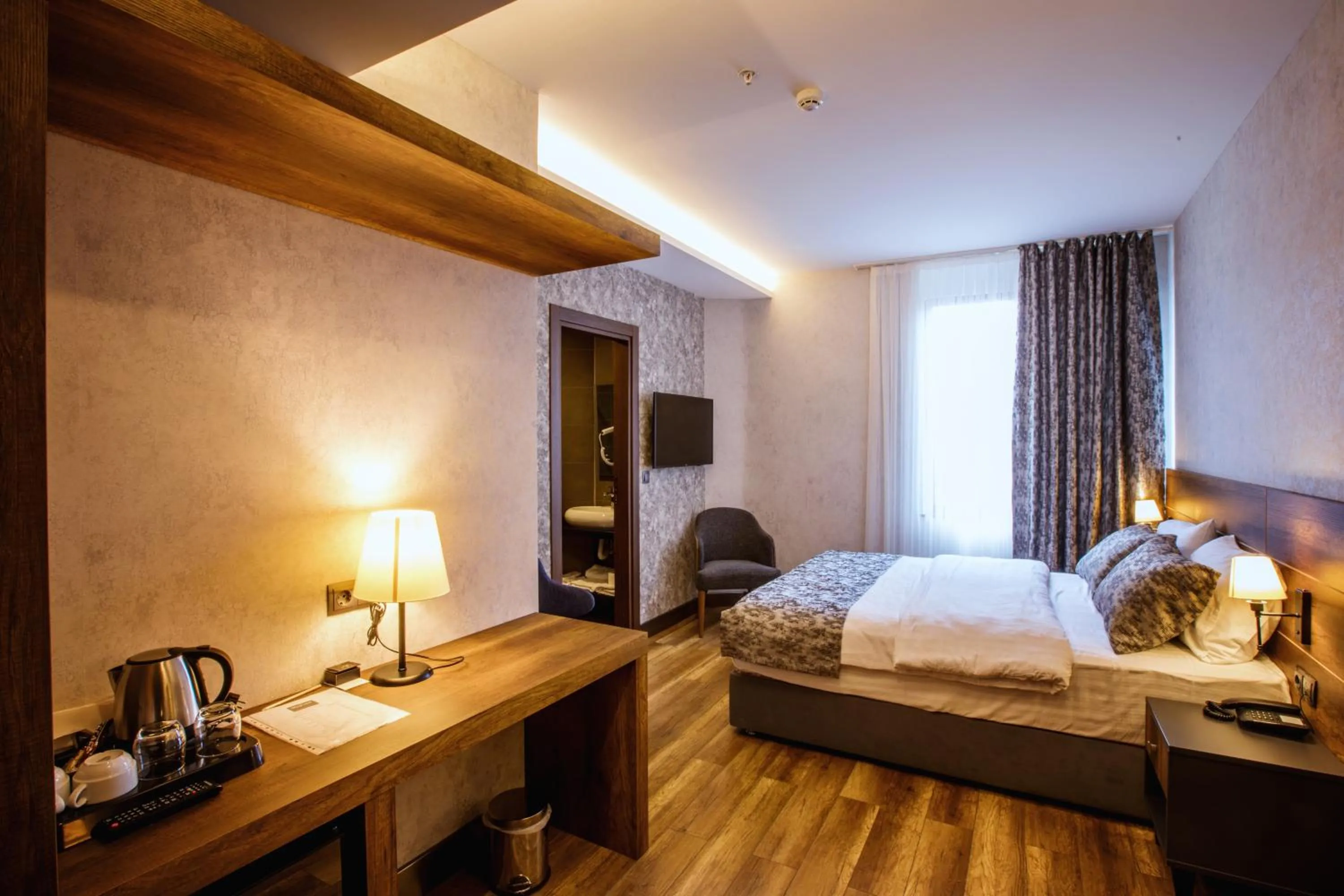 Photo of the whole room, Bed in Life Point Hotel