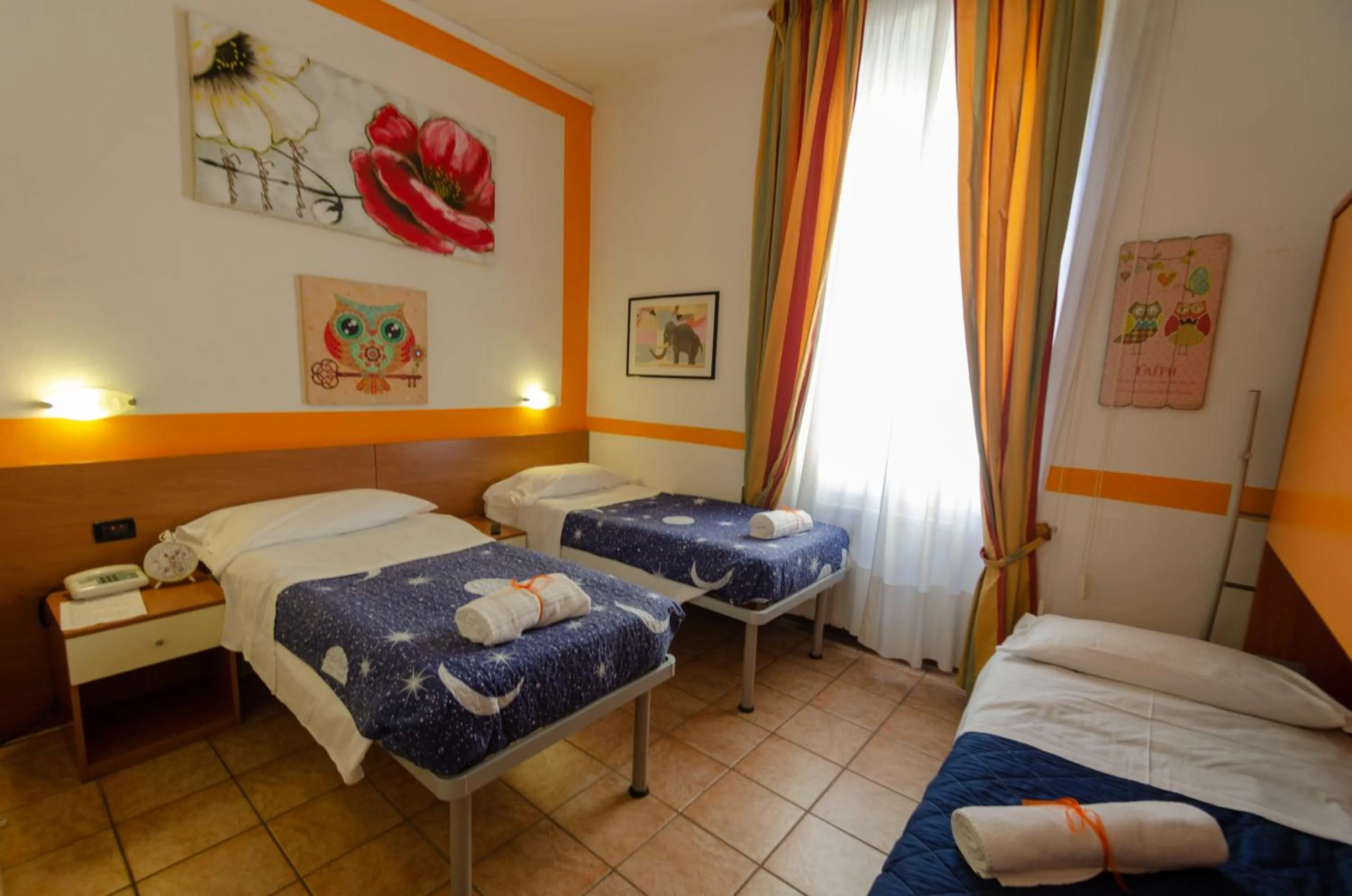 Bed in Hotel San Desiderio
