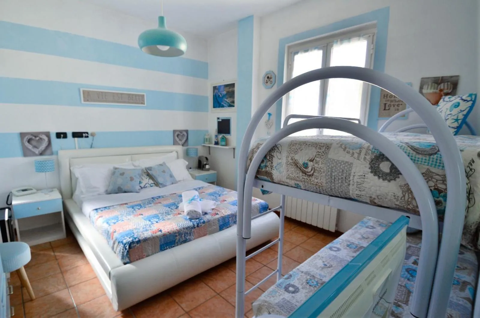 Bed in Hotel San Desiderio