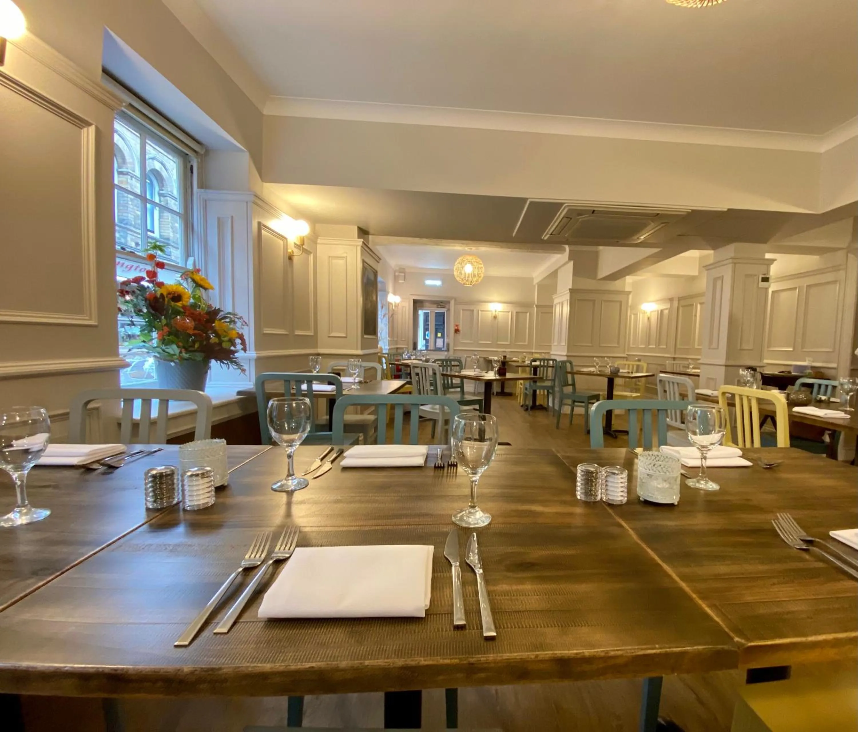 Dining area in The Red Lion Hotel