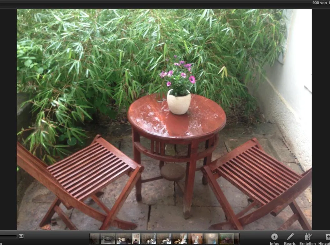 Balcony/Terrace in Apartmenthaus Saxonia